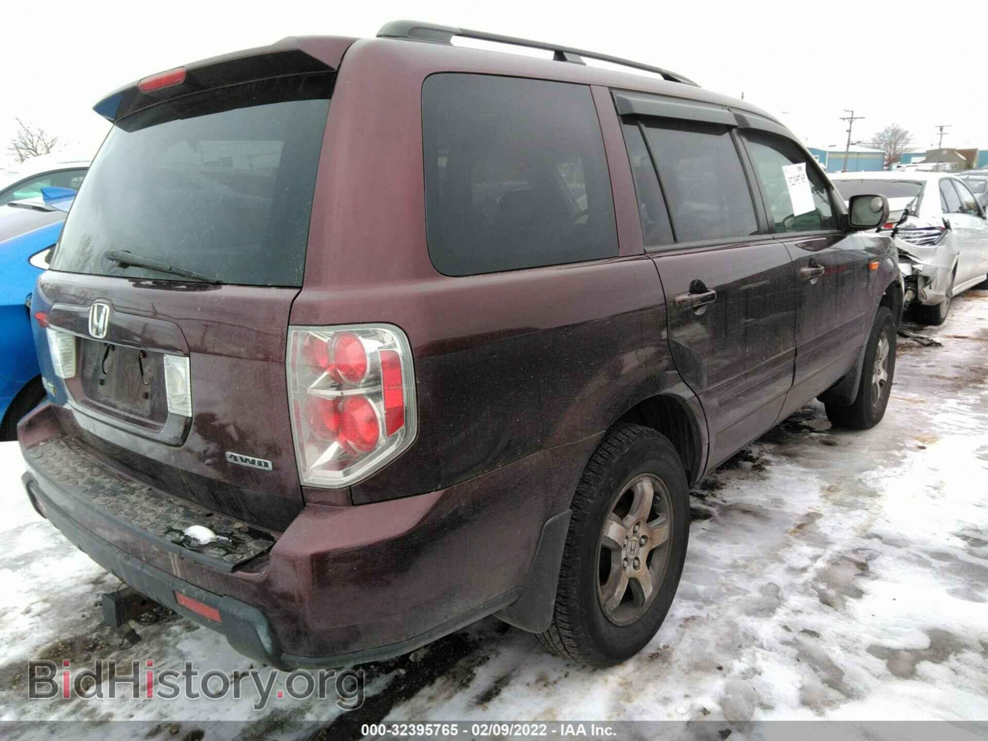 2007 HONDA PILOT - VIN: 2HKYF18537H501551 - Фото 4