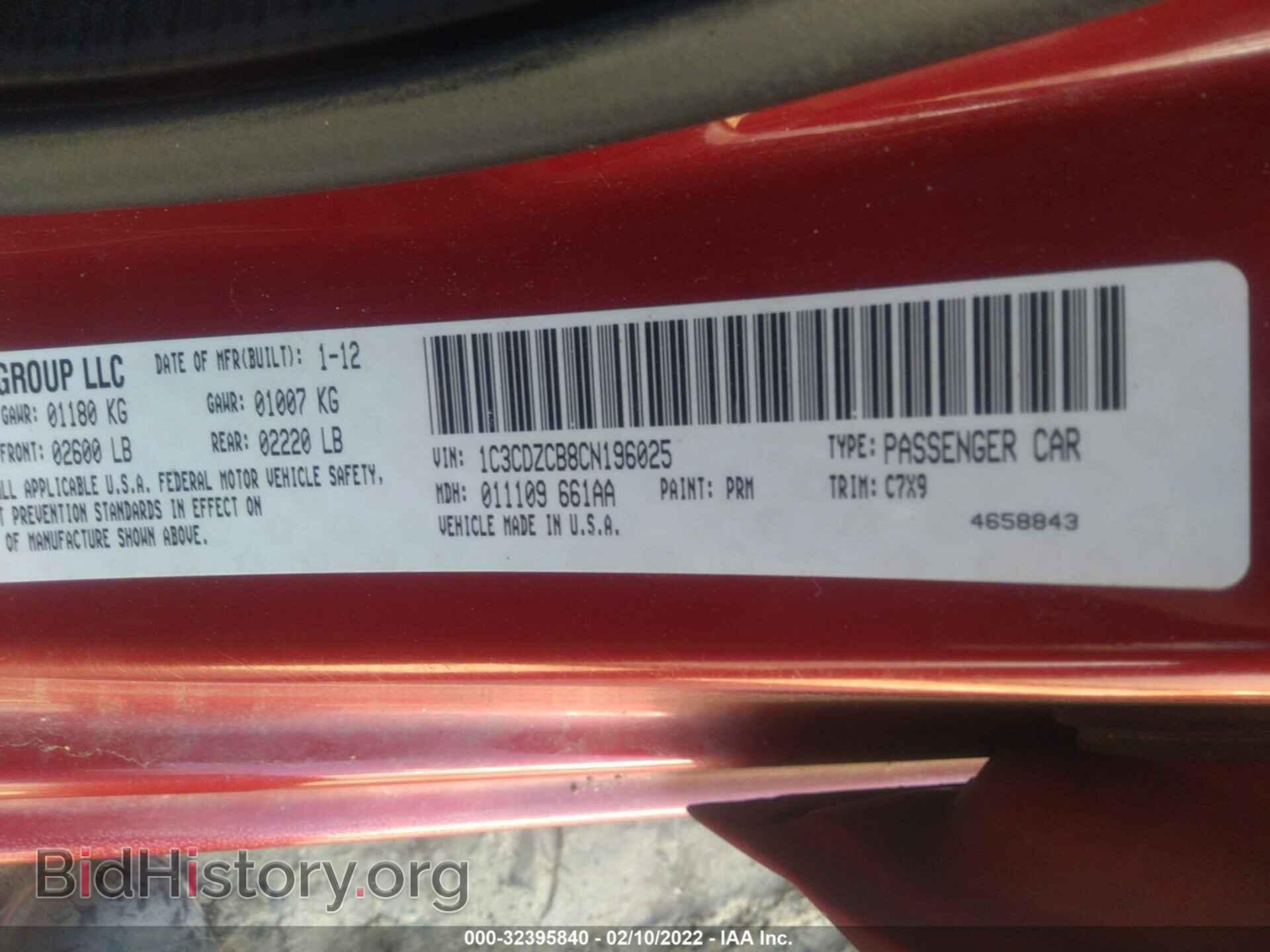 2012 DODGE AVENGER - VIN: 1C3CDZCB8CN196025 - Photo 9