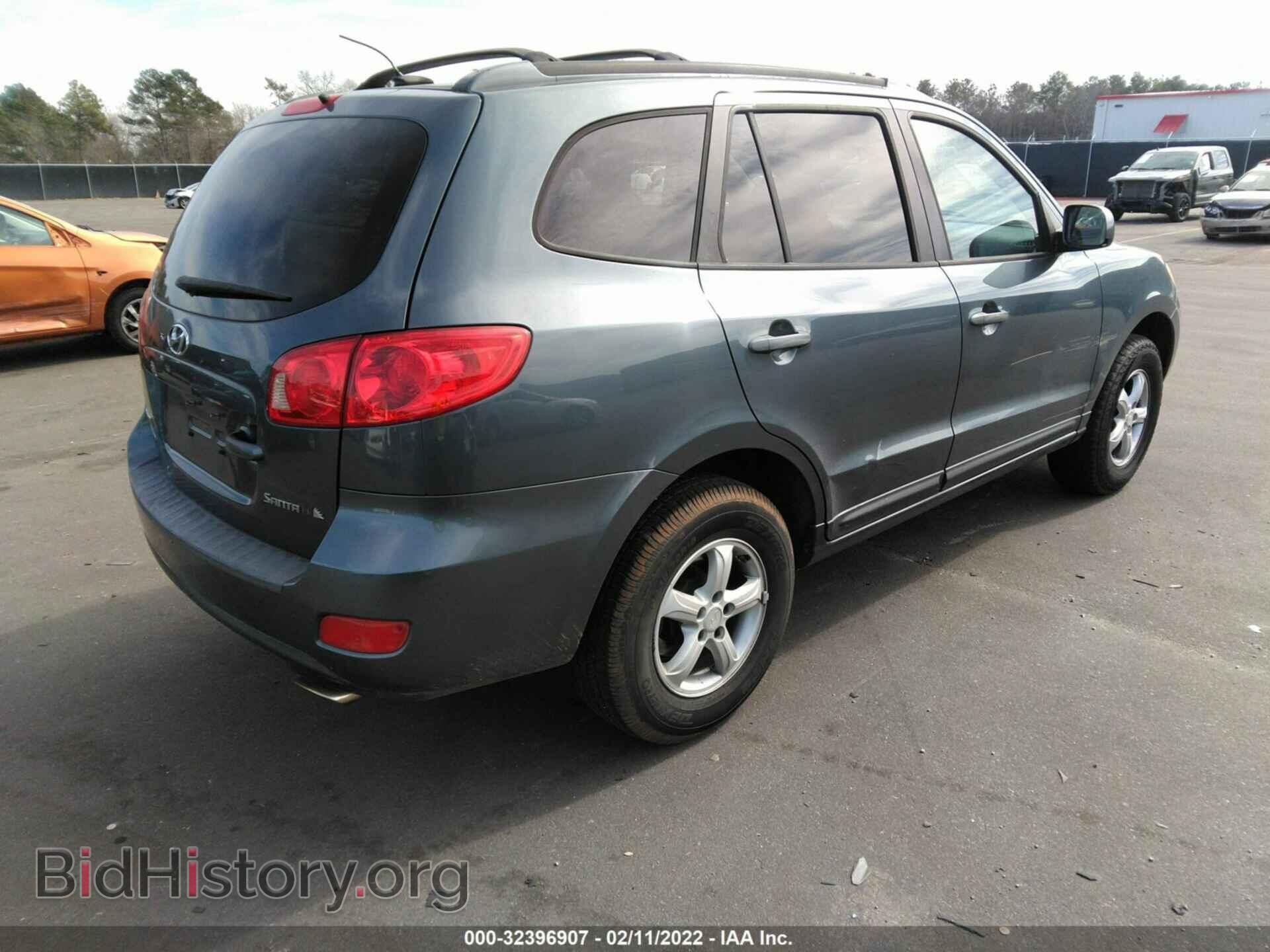 2007 HYUNDAI SANTA FE - VIN: 5NMSG13D97H064220 - Фото 4