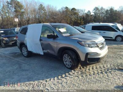 2019 Honda PILOT LX, серый — VIN 5FNYF5H17KB045484, IAAI