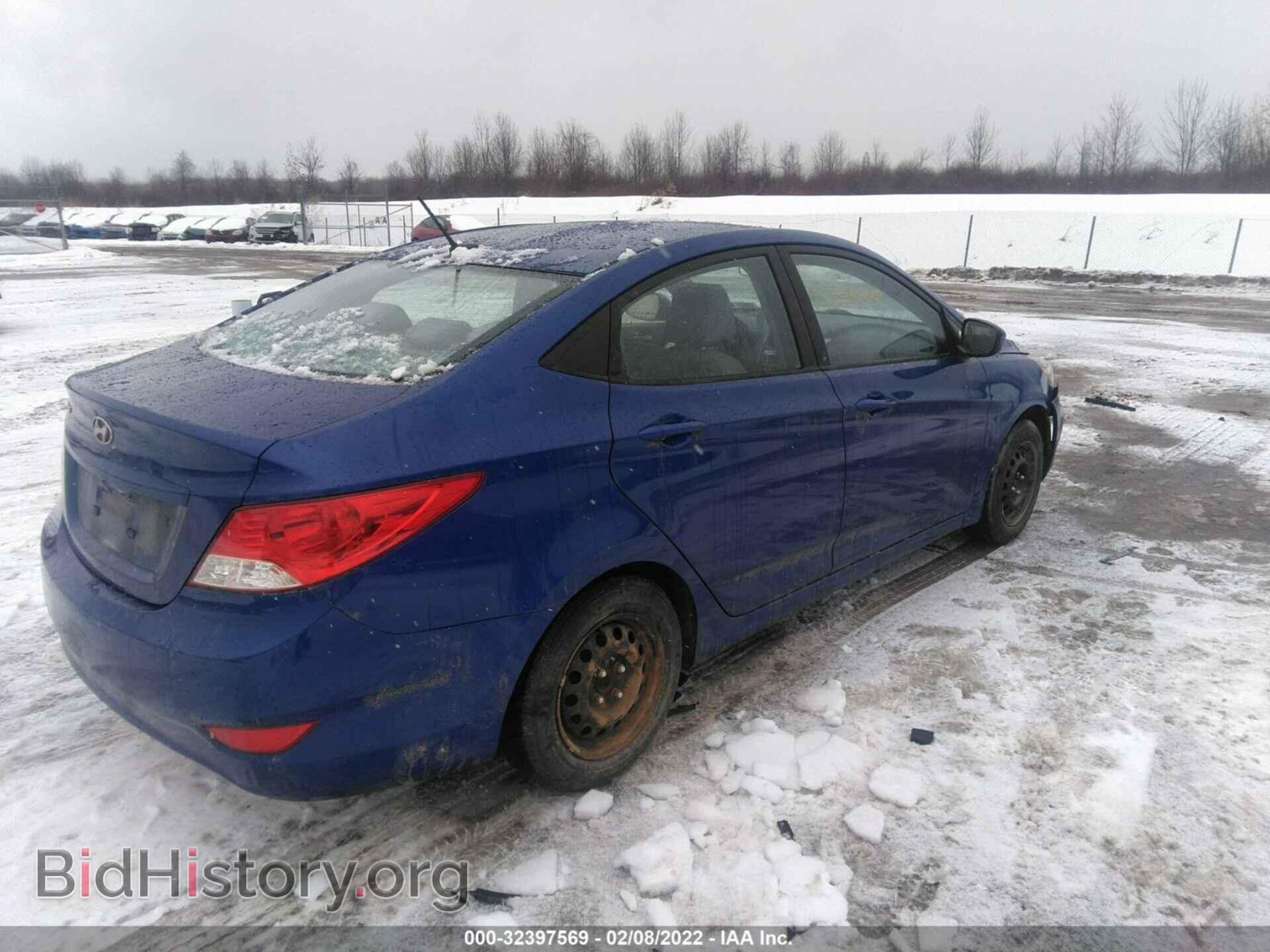 2014 HYUNDAI ACCENT - VIN: KMHCT4AE4EU757775 - Фото 4
