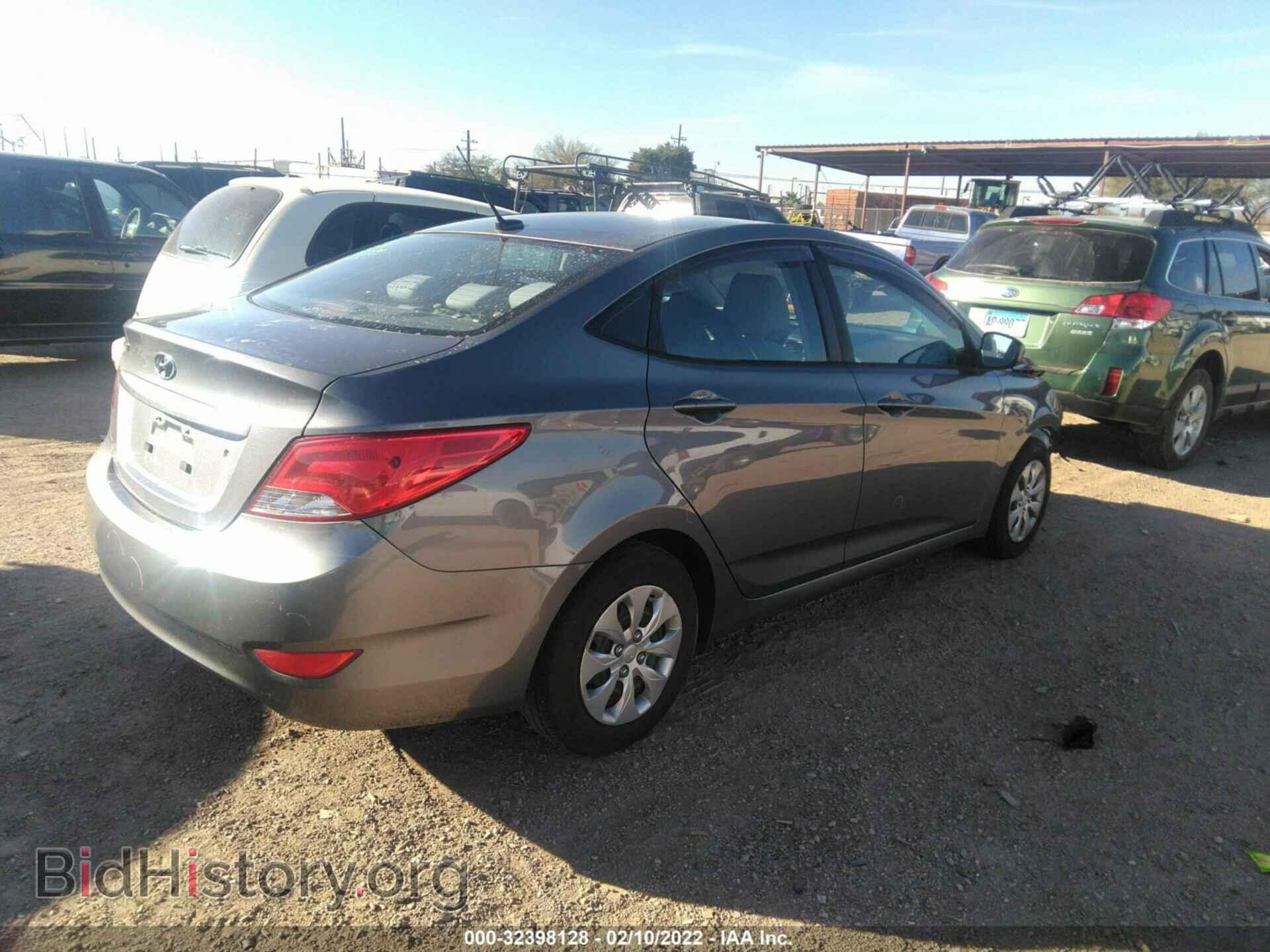 2015 HYUNDAI ACCENT - VIN: KMHCT4AE6FU861797 - Фото 4