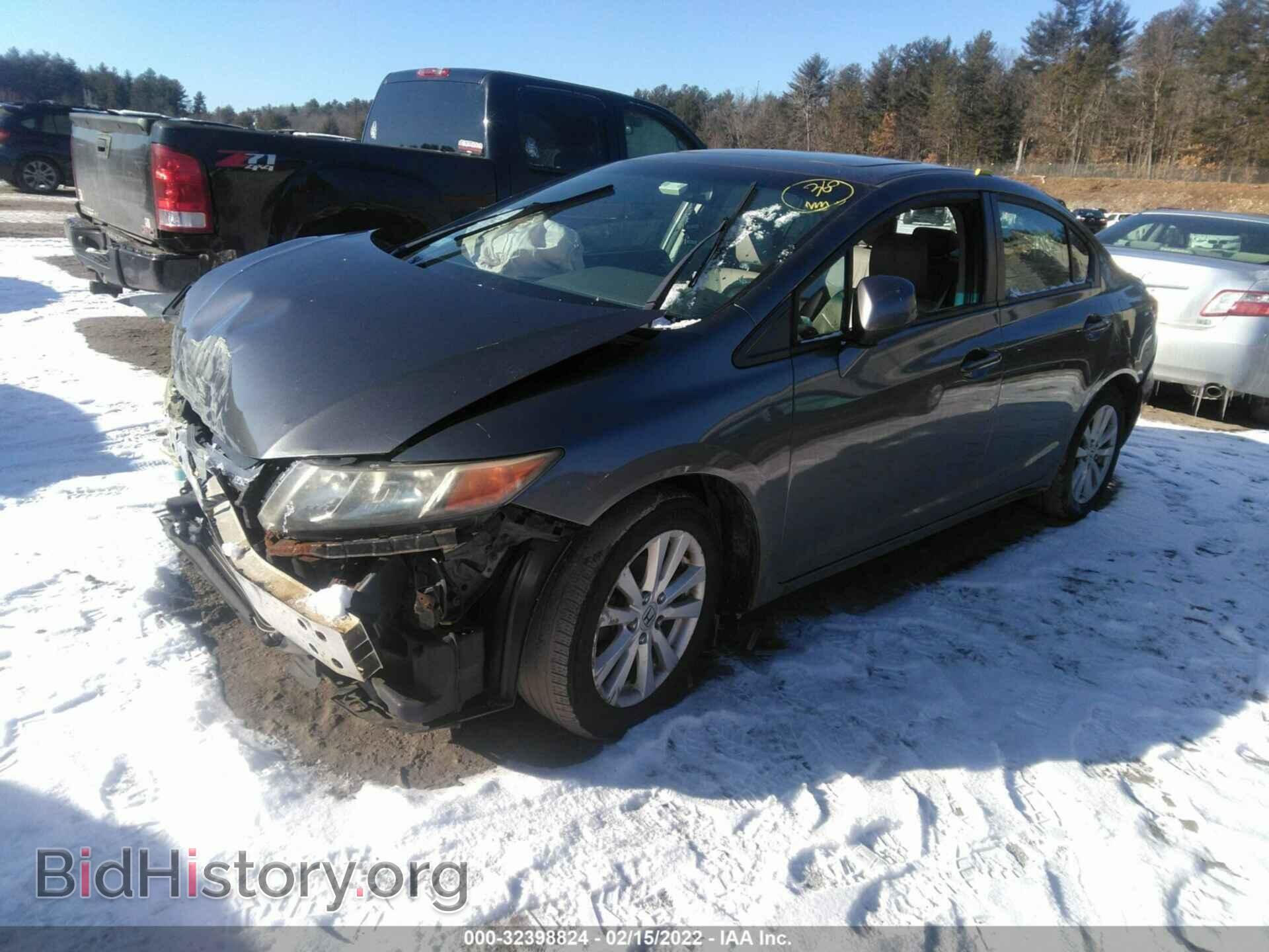 2012 HONDA CIVIC SDN - VIN: 2HGFB2F98CH307004 - Фото 2