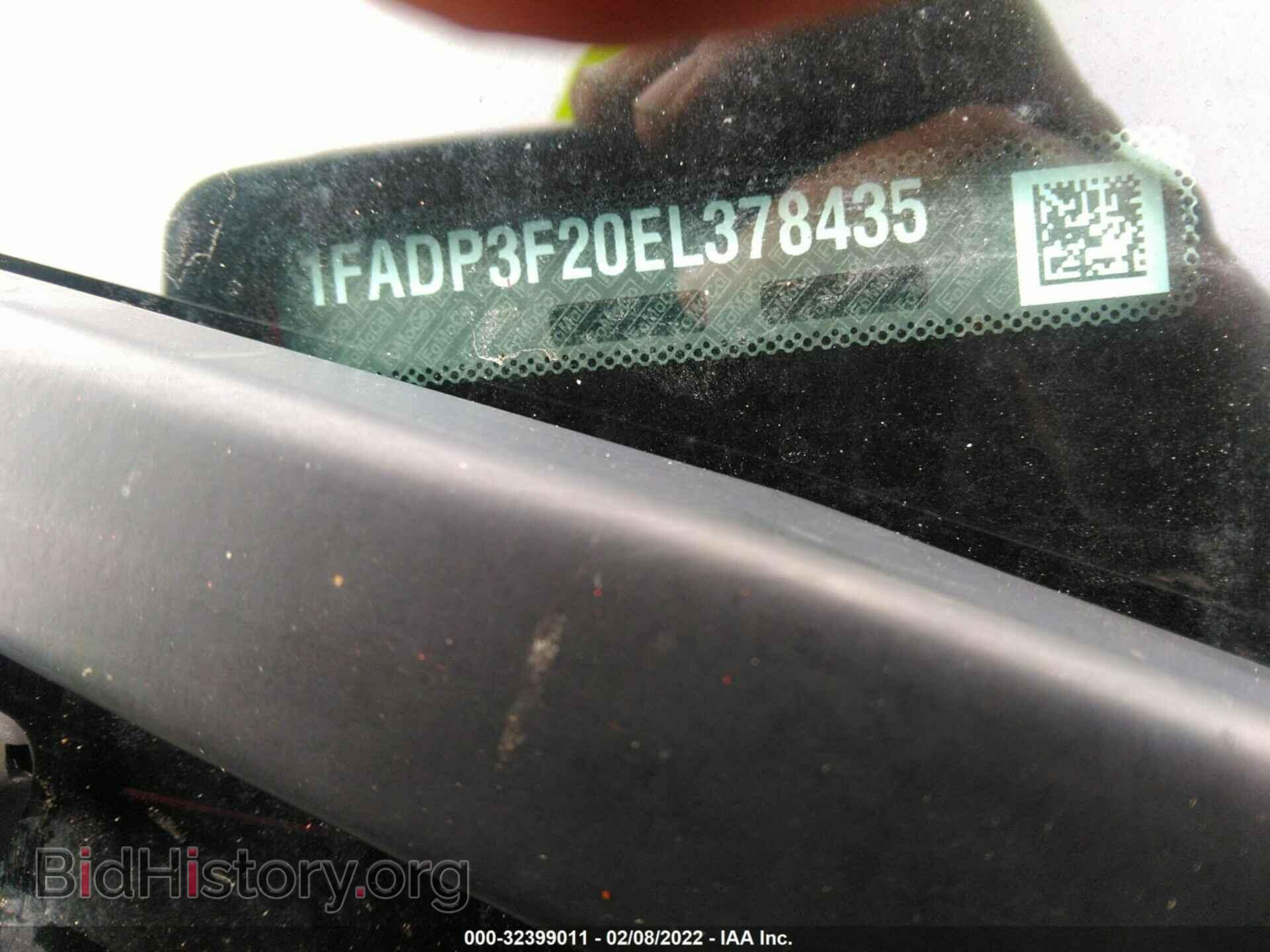 2014 FORD FOCUS - VIN: 1FADP3F20EL378435 - Фото 9