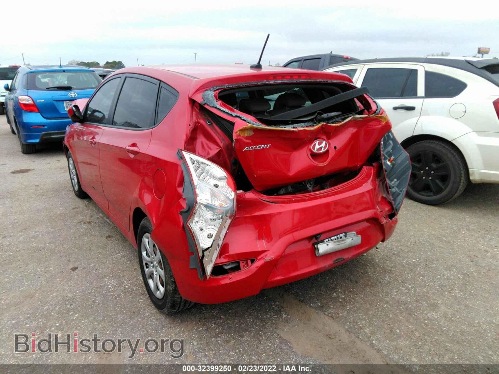 2013 HYUNDAI ACCENT - VIN: KMHCT5AEXDU117753 - Фото 3