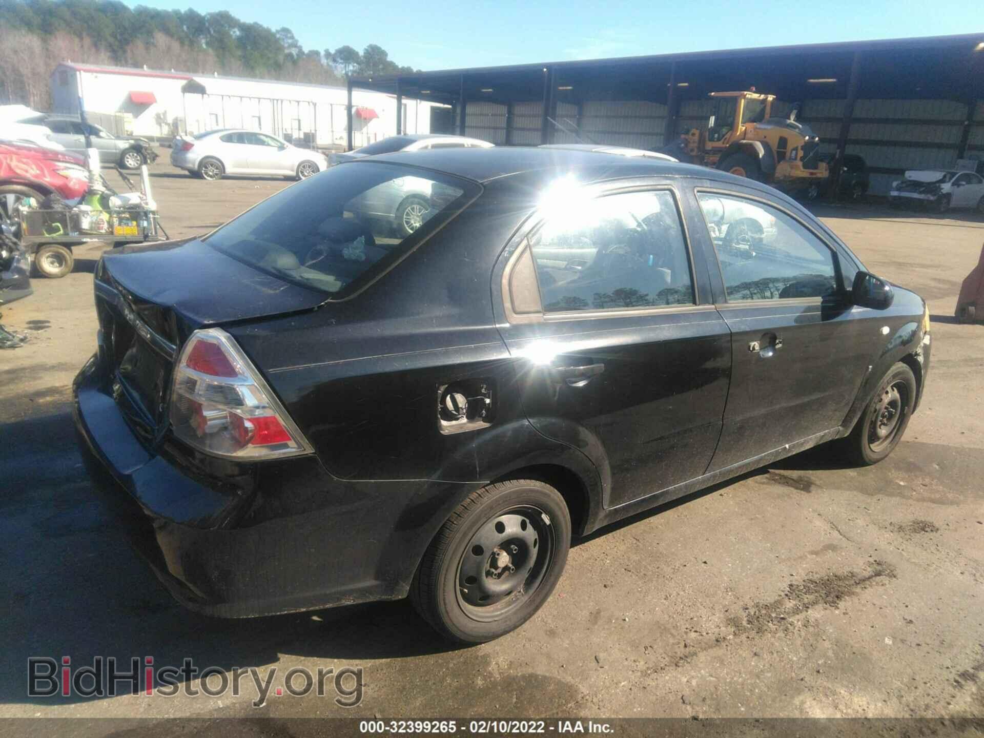 2007 CHEVROLET AVEO - VIN: KL1TD56677B125402 - Фото 4