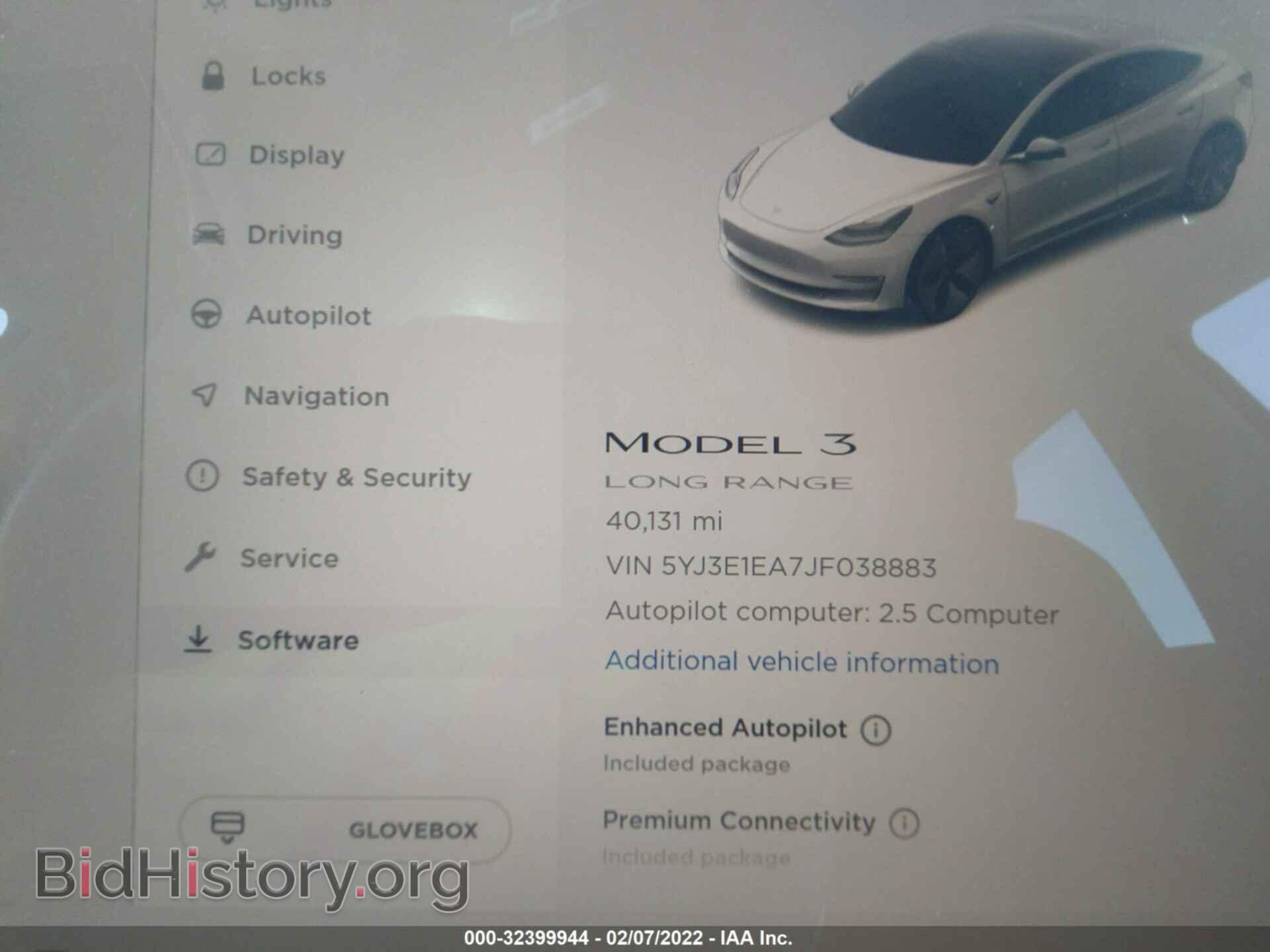 2018 TESLA MODEL 3 - VIN: 5YJ3E1EA7JF038883 - Фото 7