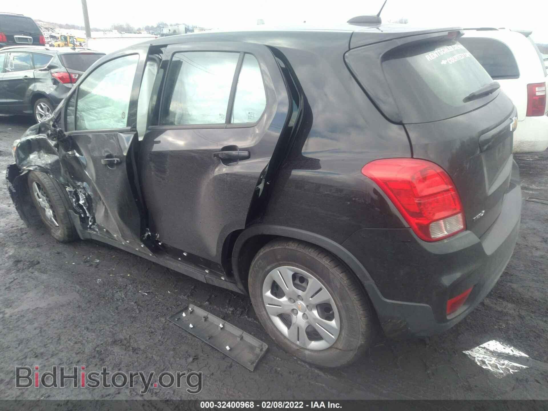2017 CHEVROLET TRAX - VIN: 3GNCJKSB1HL184620 - Фото 3
