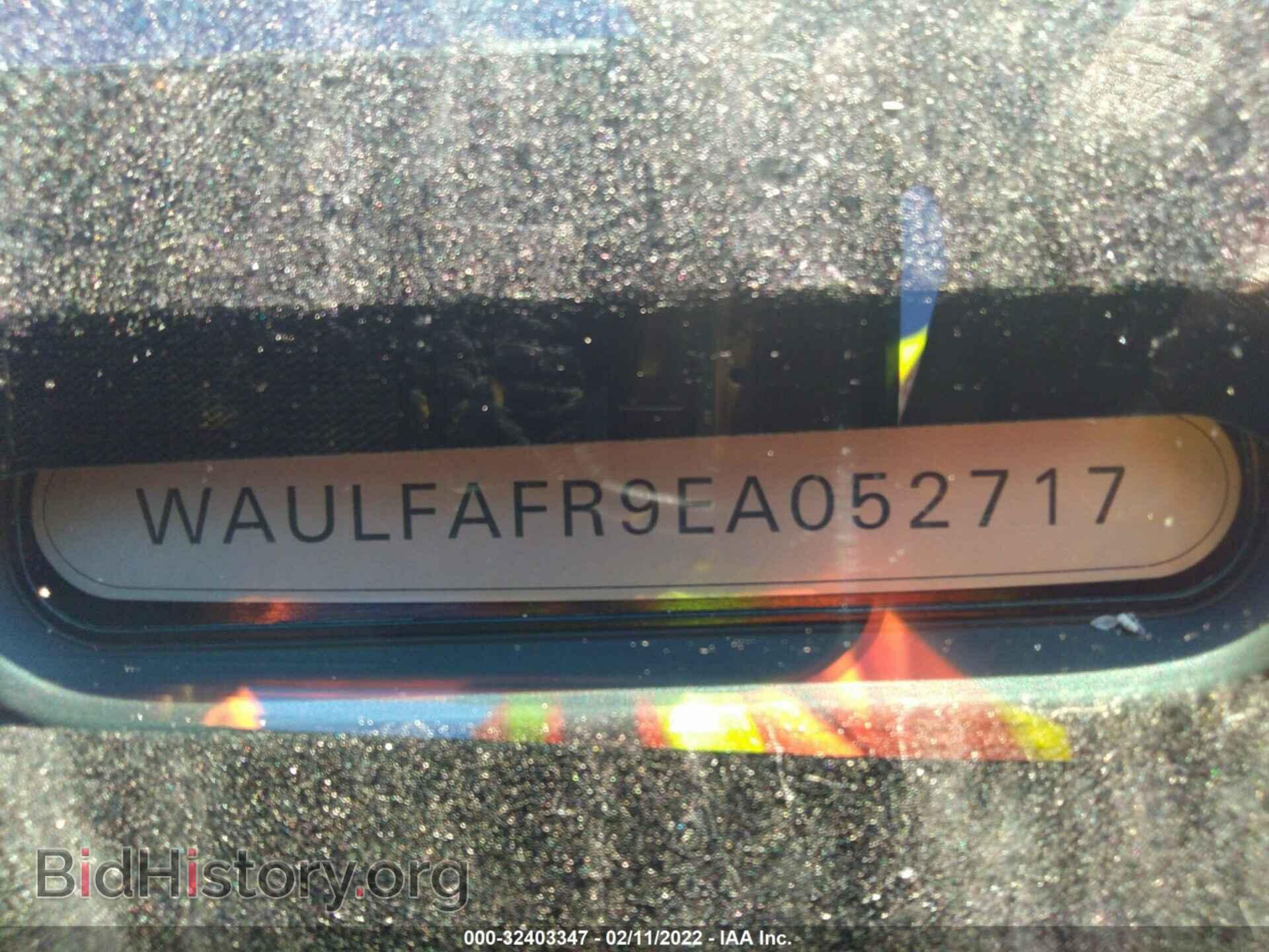 2014 AUDI A5 - VIN: WAULFAFR9EA052717 - Фото 9