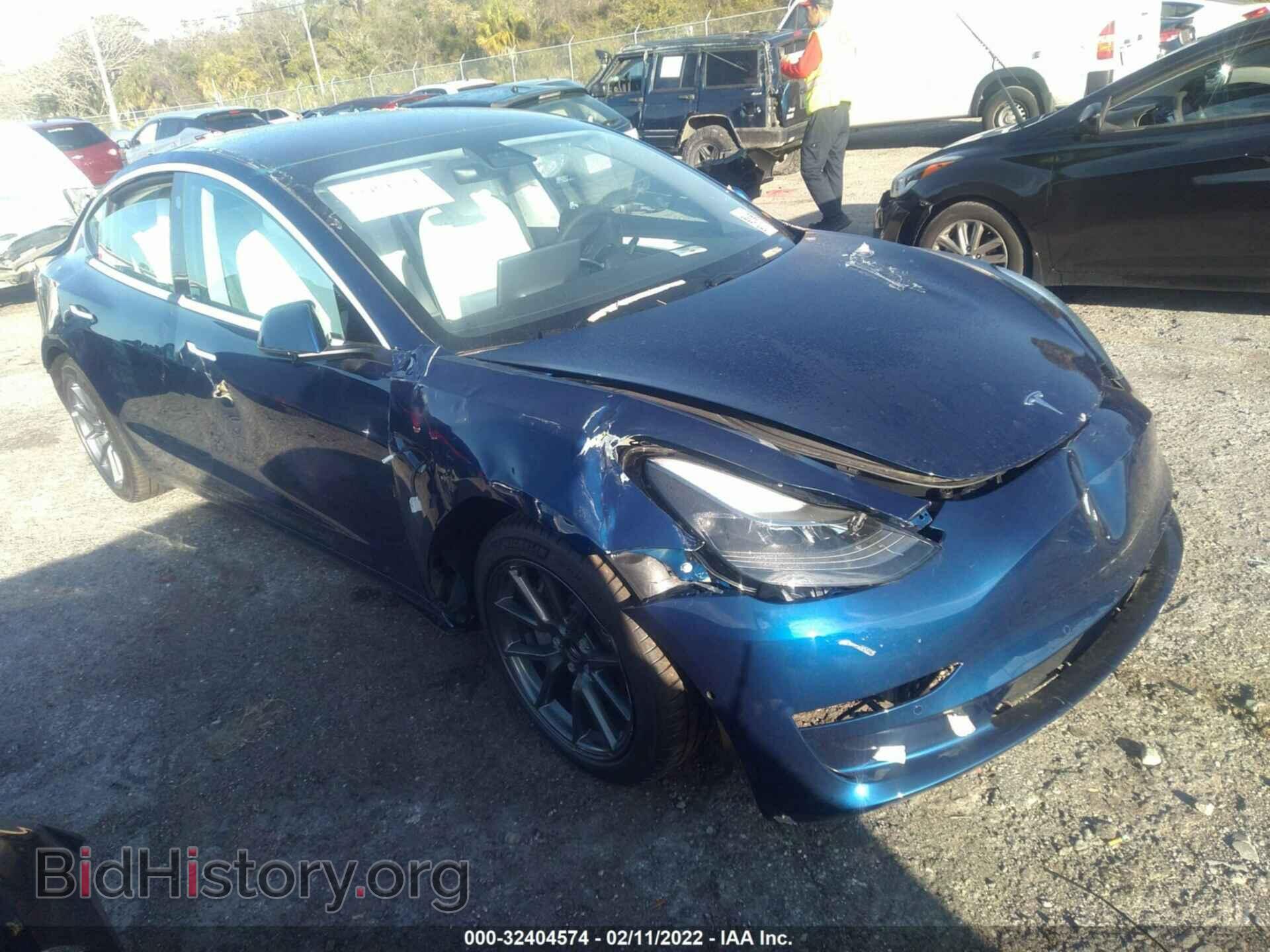 Photo 5YJ3E1EA8MF082430 - TESLA MODEL 3 2021