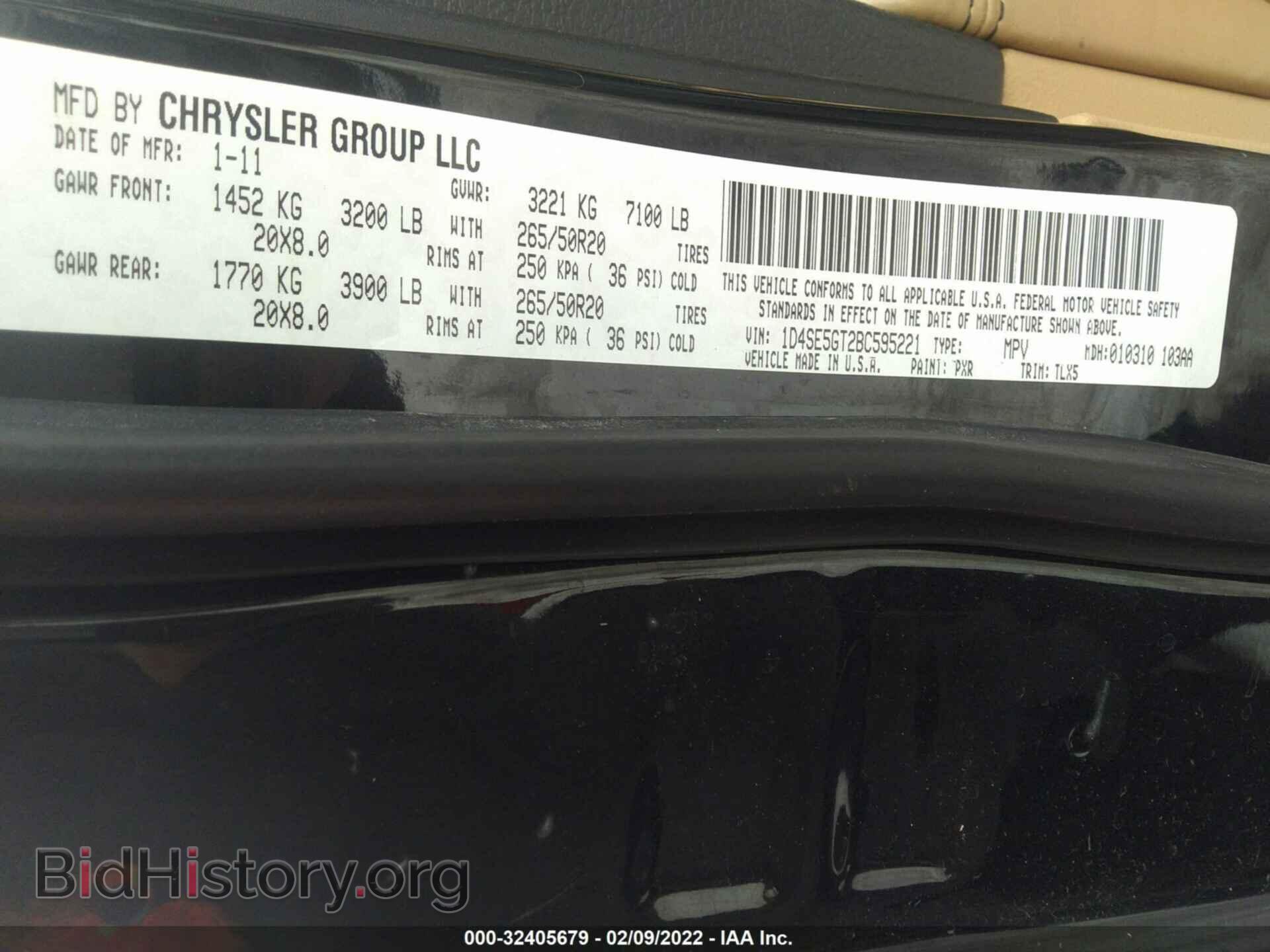 2011 DODGE DURANGO - VIN: 1D4SE5GT2BC595221 - Photo 9
