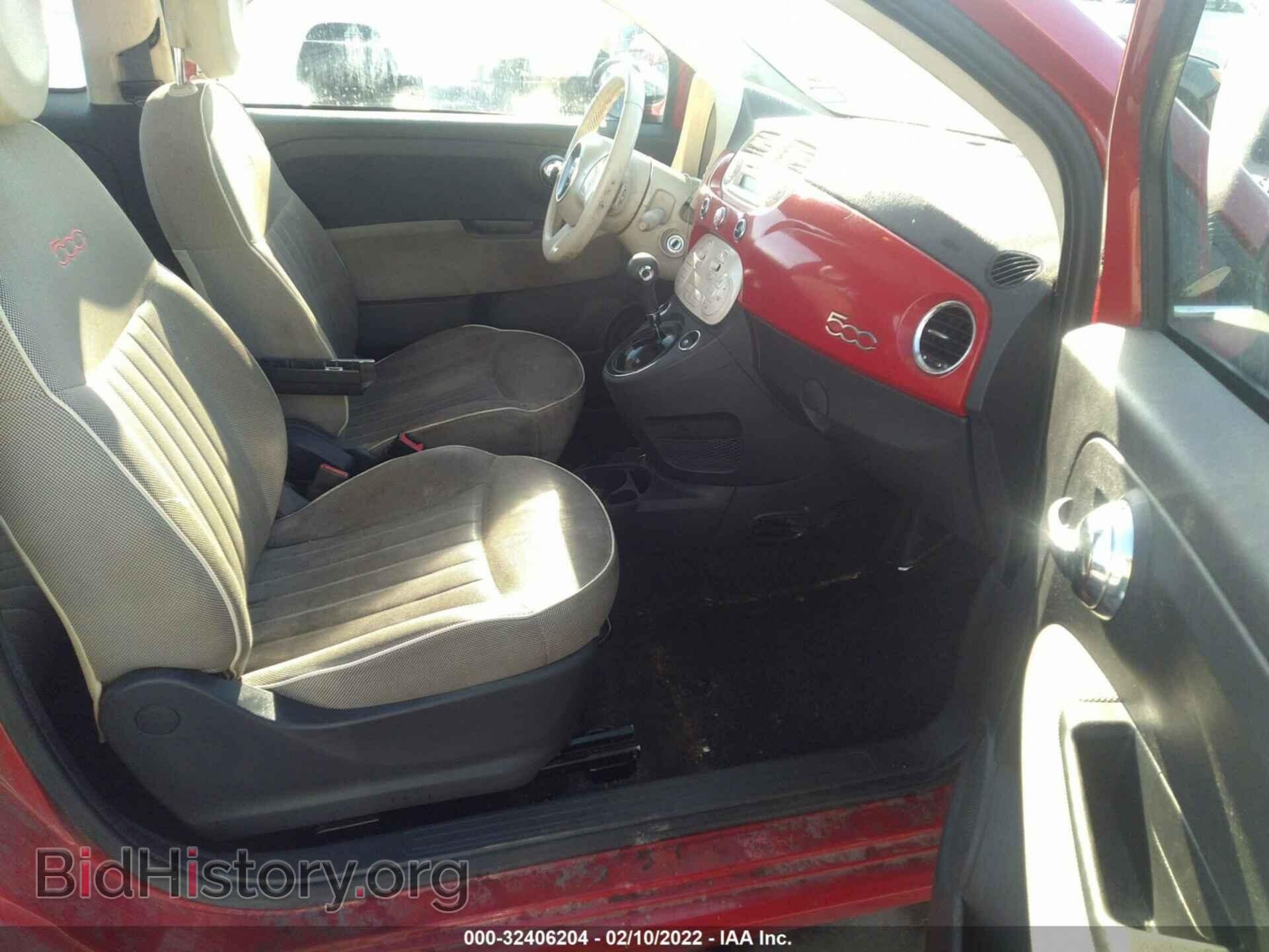2013 FIAT 500 - VIN: 3C3CFFCR4DT544796 - Фото 5
