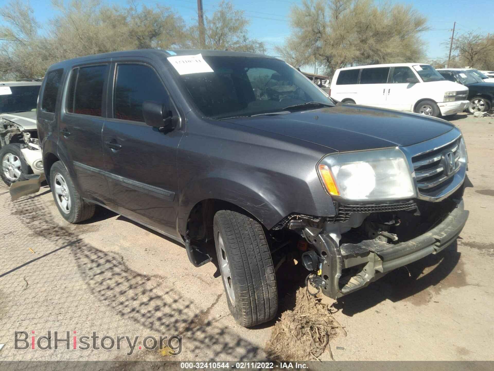 Photo 5FNYF3H23DB025328 - HONDA PILOT 2013