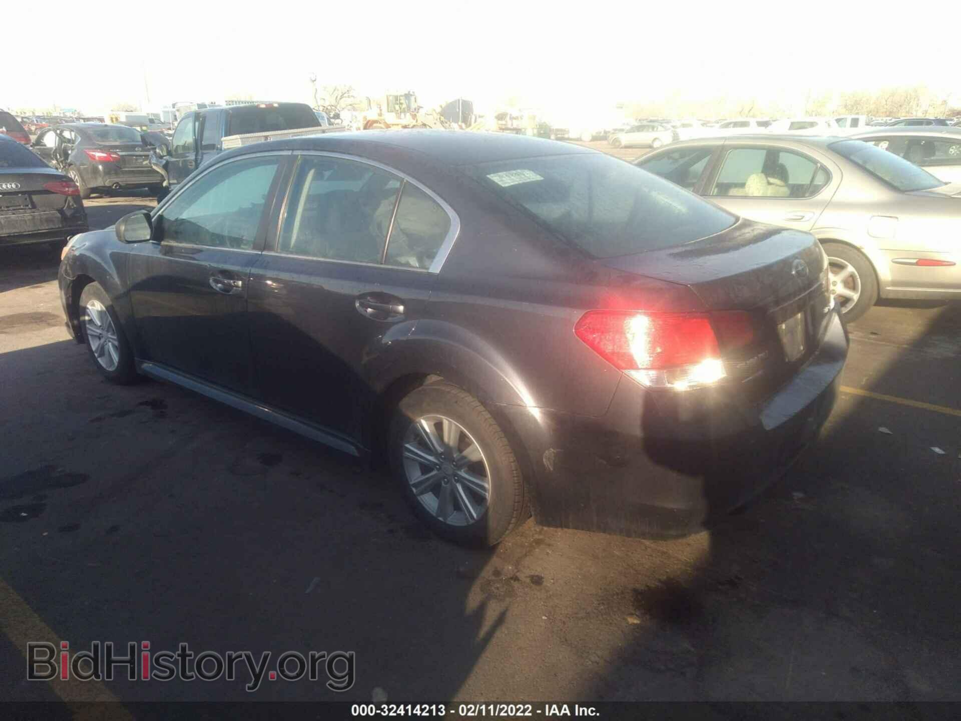 2012 SUBARU LEGACY - VIN: 4S3BMBA69C3024800 - Фото 3