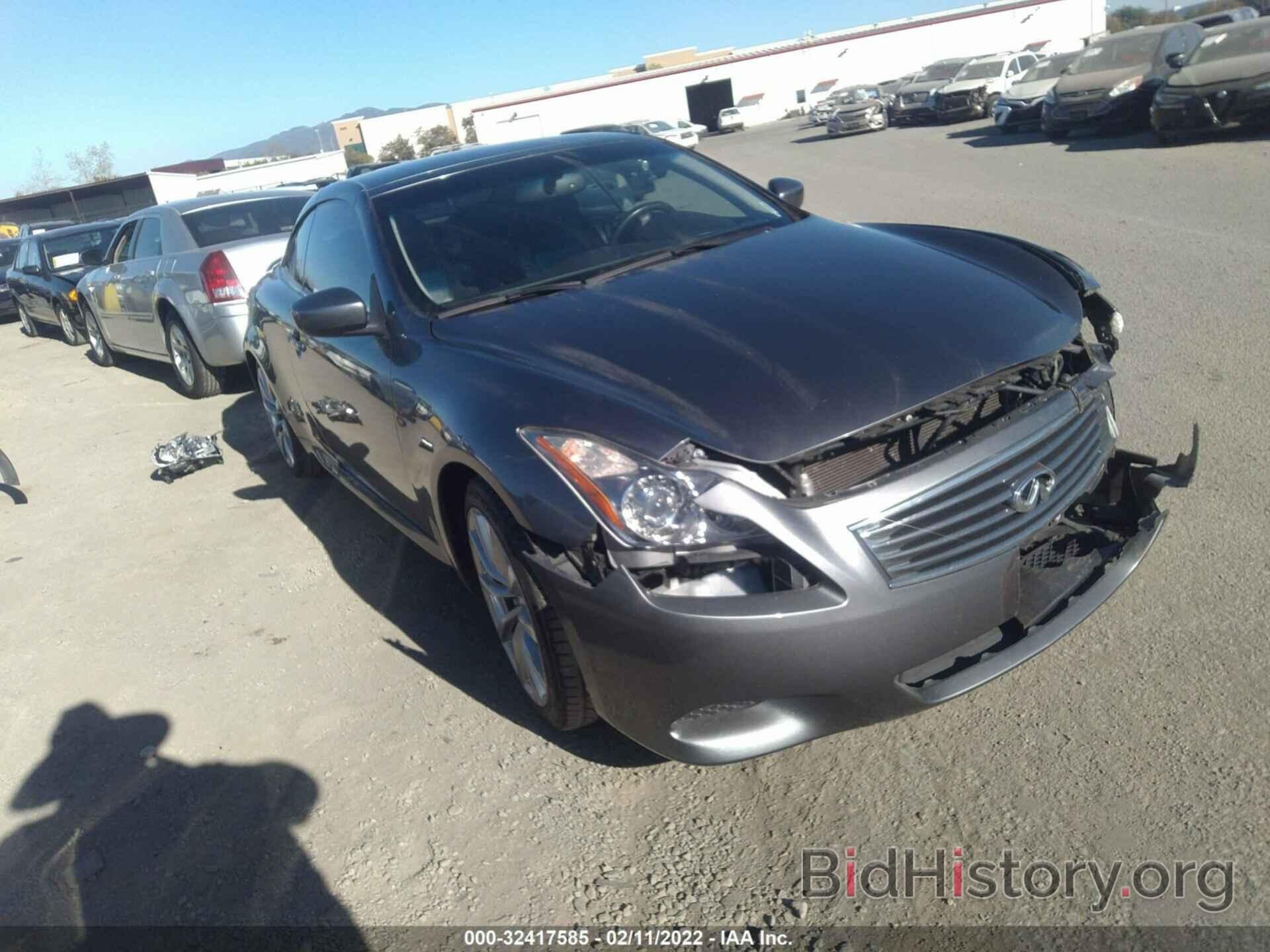 Photo JN1CV6FE1AM355342 - INFINITI G37 CONVERTIBLE 2010