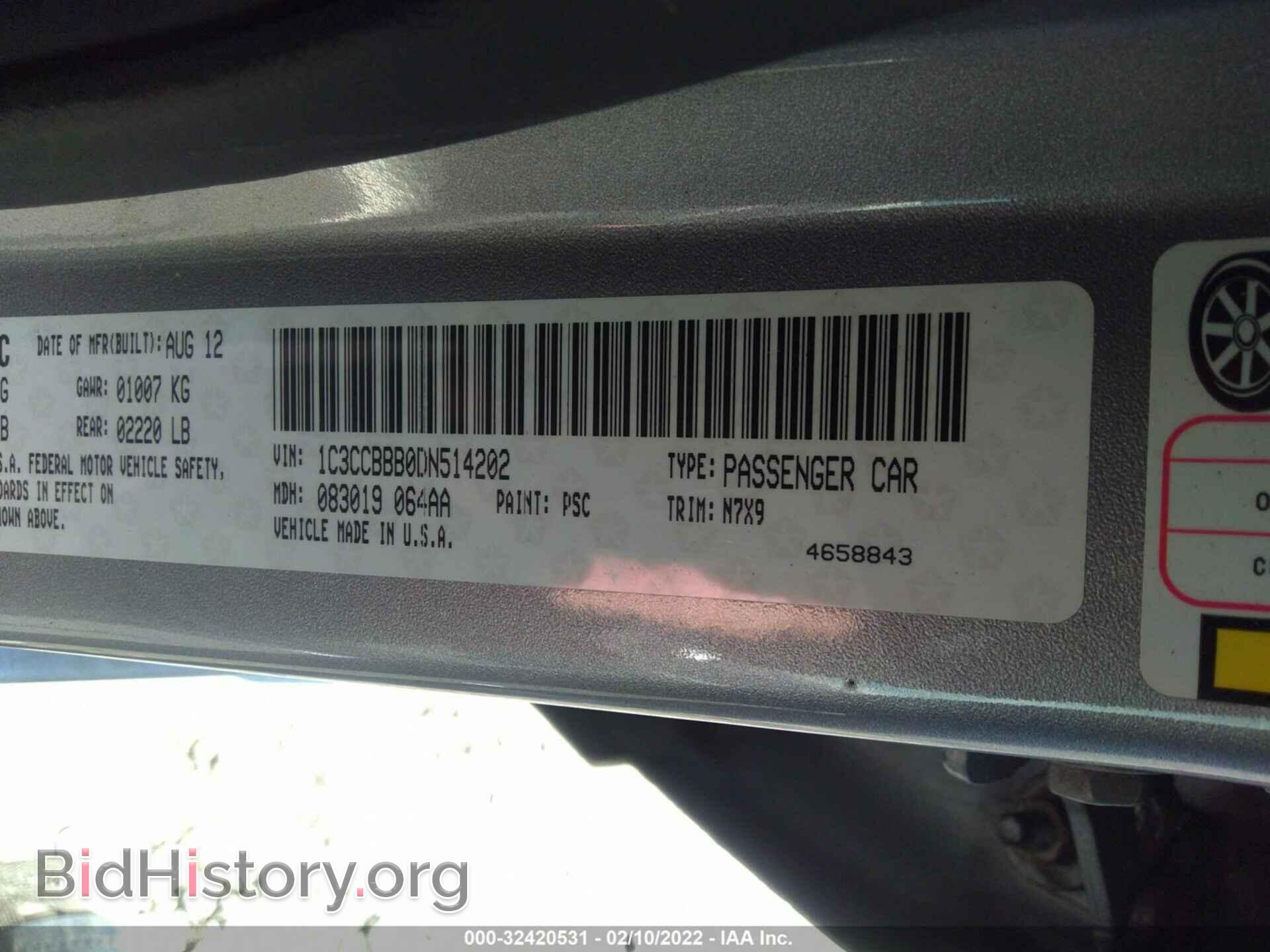 2013 CHRYSLER 200 - VIN: 1C3CCBBB0DN514202 - Photo 9