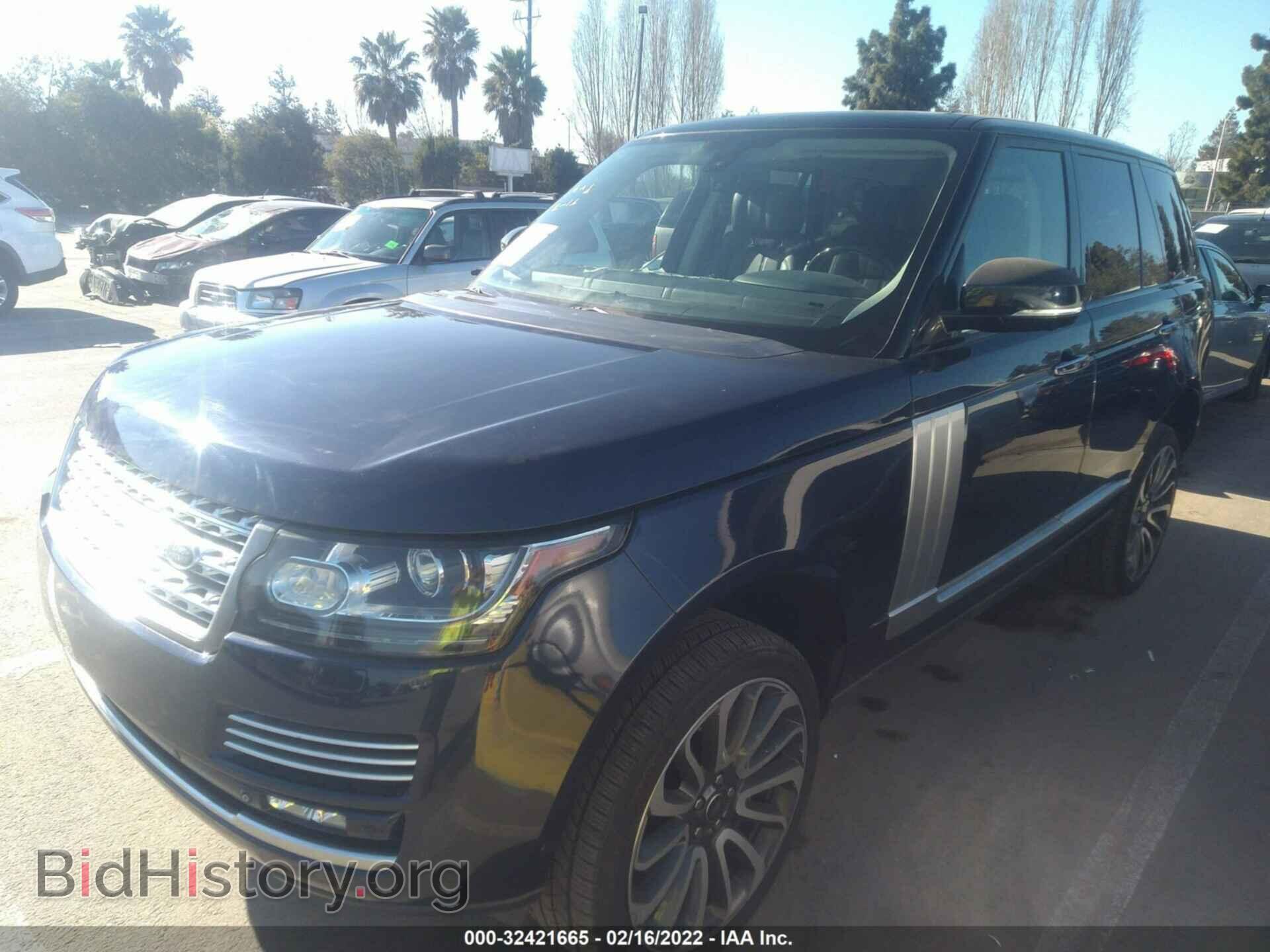 2014 LAND ROVER RANGE ROVER - VIN: SALGV2EF6EA150925 - Фото 2