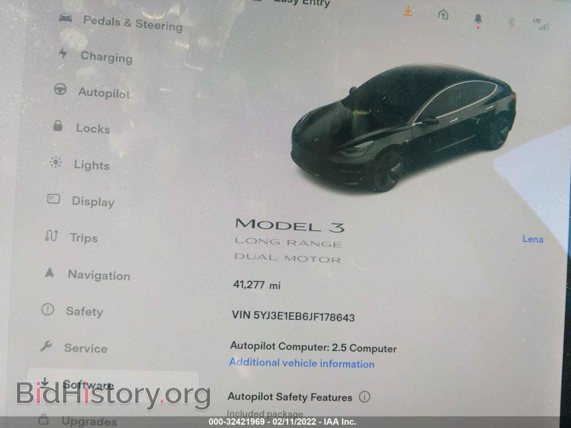 2018 TESLA MODEL 3 - VIN: 5YJ3E1EB6JF178643 - Фото 7
