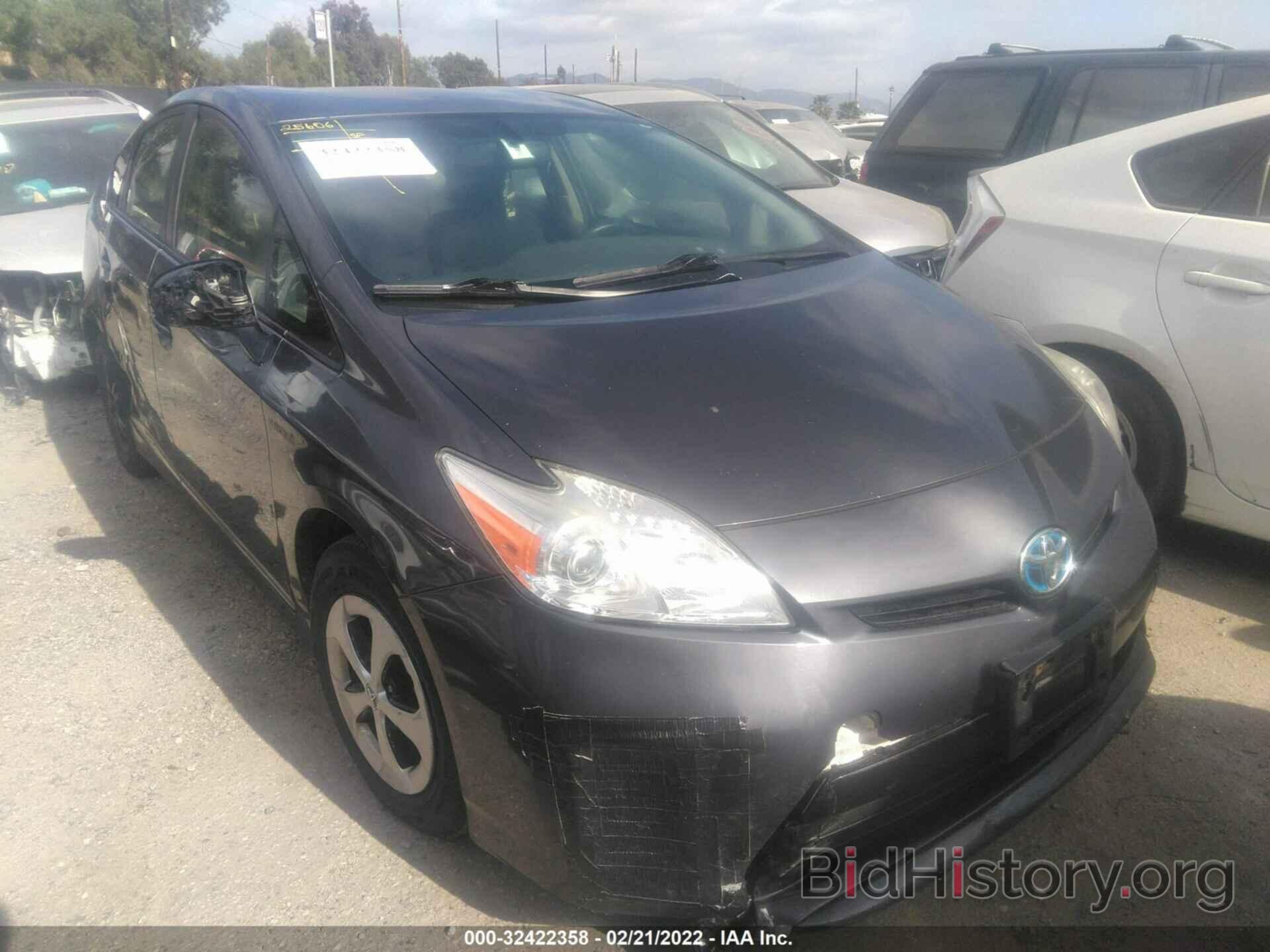 Photo JTDKN3DU0C1535997 - TOYOTA PRIUS 2012