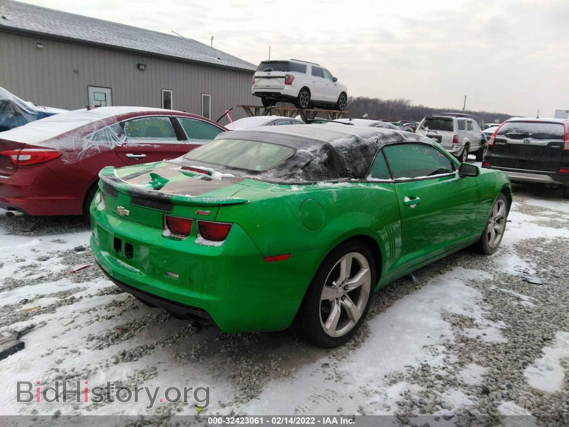 2012 CHEVROLET CAMARO - VIN: 2G1FB3D36C9102285 - Фото 4