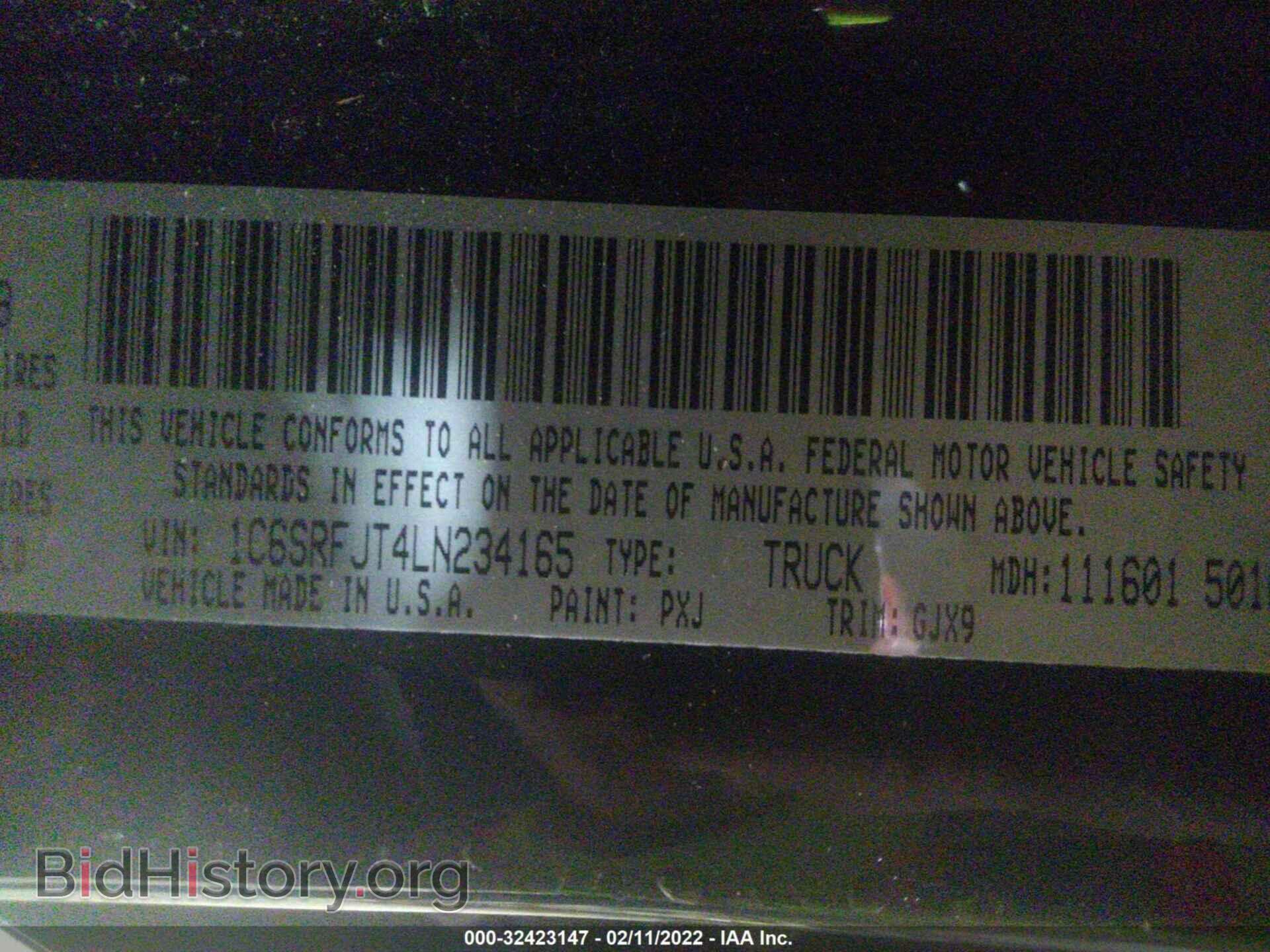 2020 RAM 1500 - VIN: 1C6SRFJT4LN234165 - Фото 9