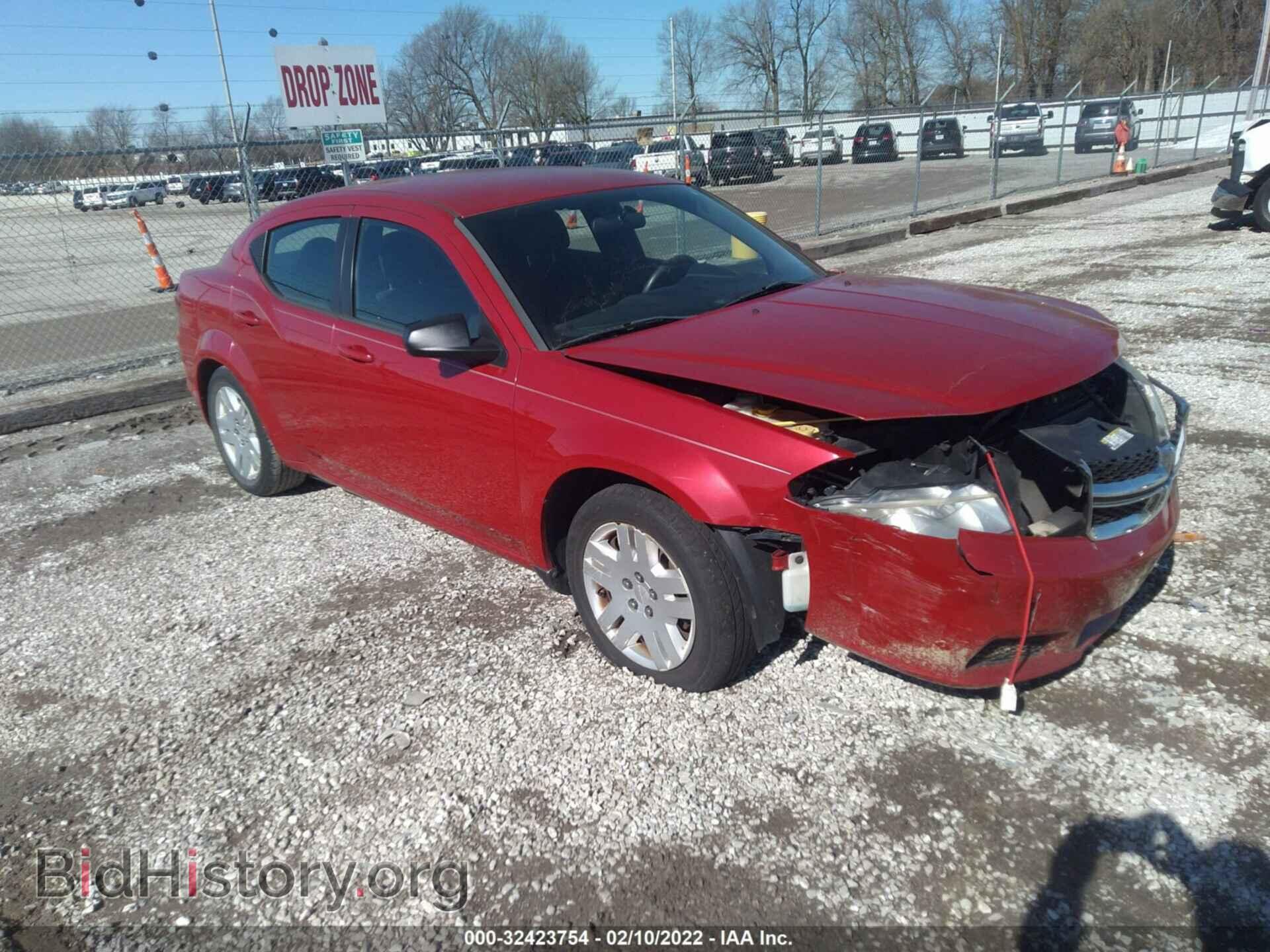 Photo 1C3CDZAB0CN235547 - DODGE AVENGER 2012
