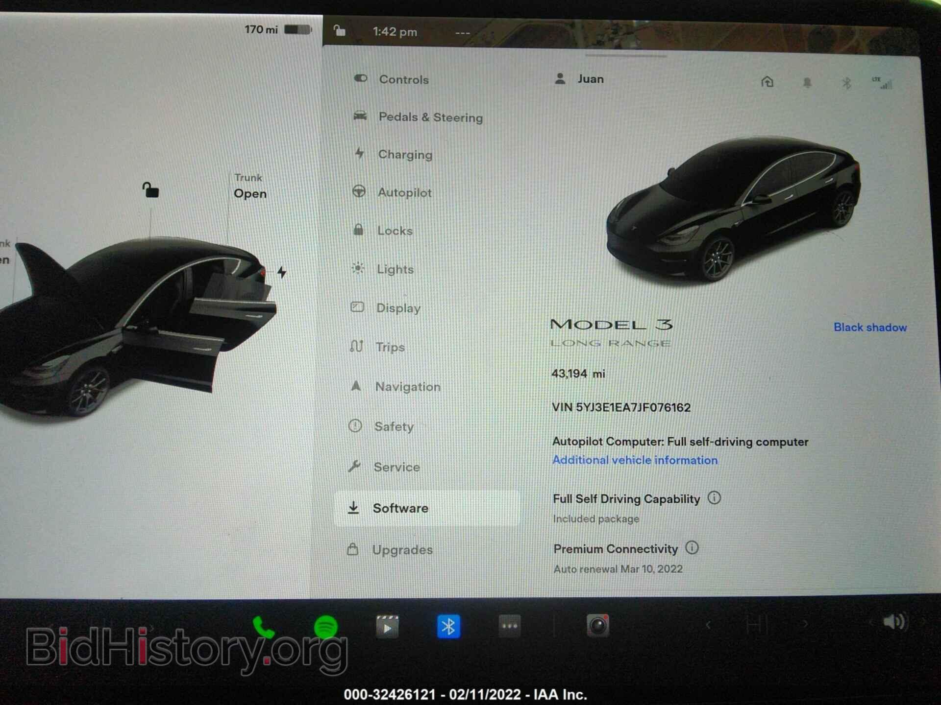 2018 TESLA MODEL 3 - VIN: 5YJ3E1EA7JF076162 - Фото 7