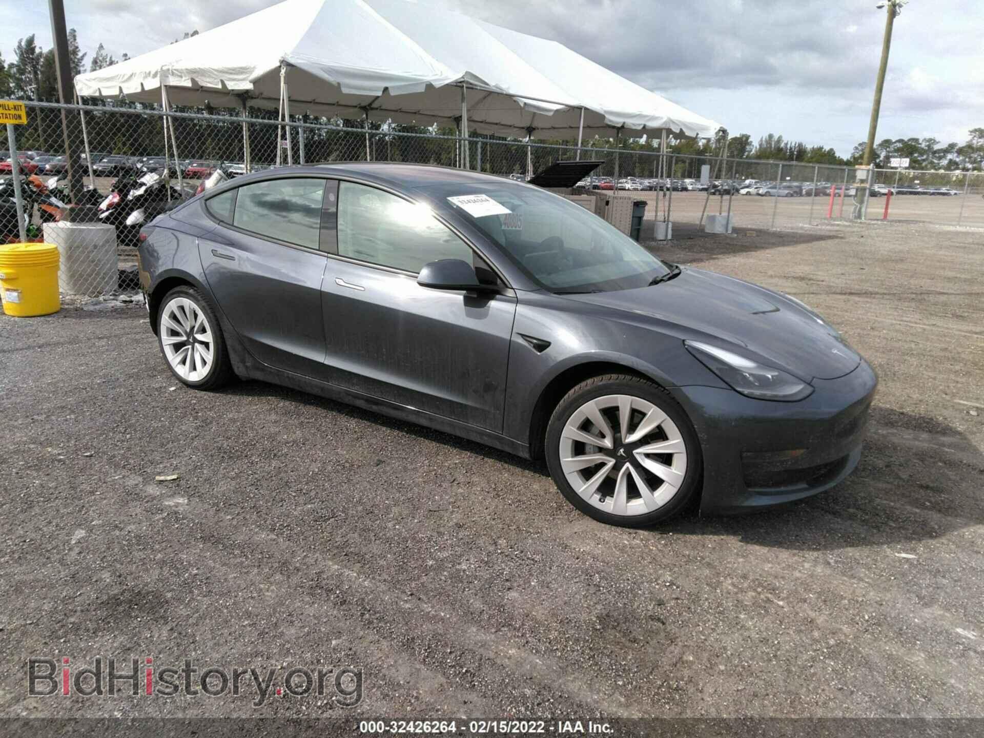 Photo 5YJ3E1EA8MF869880 - TESLA MODEL 3 2021