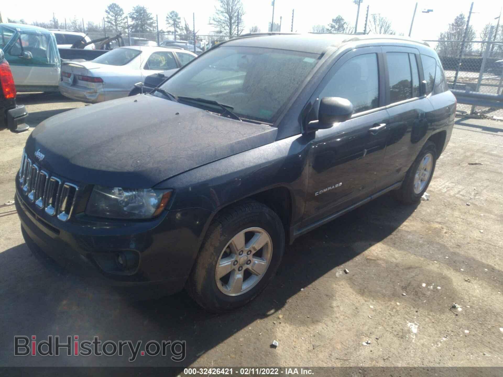2014 JEEP COMPASS - VIN: 1C4NJCBAXED843701 - Фото 2