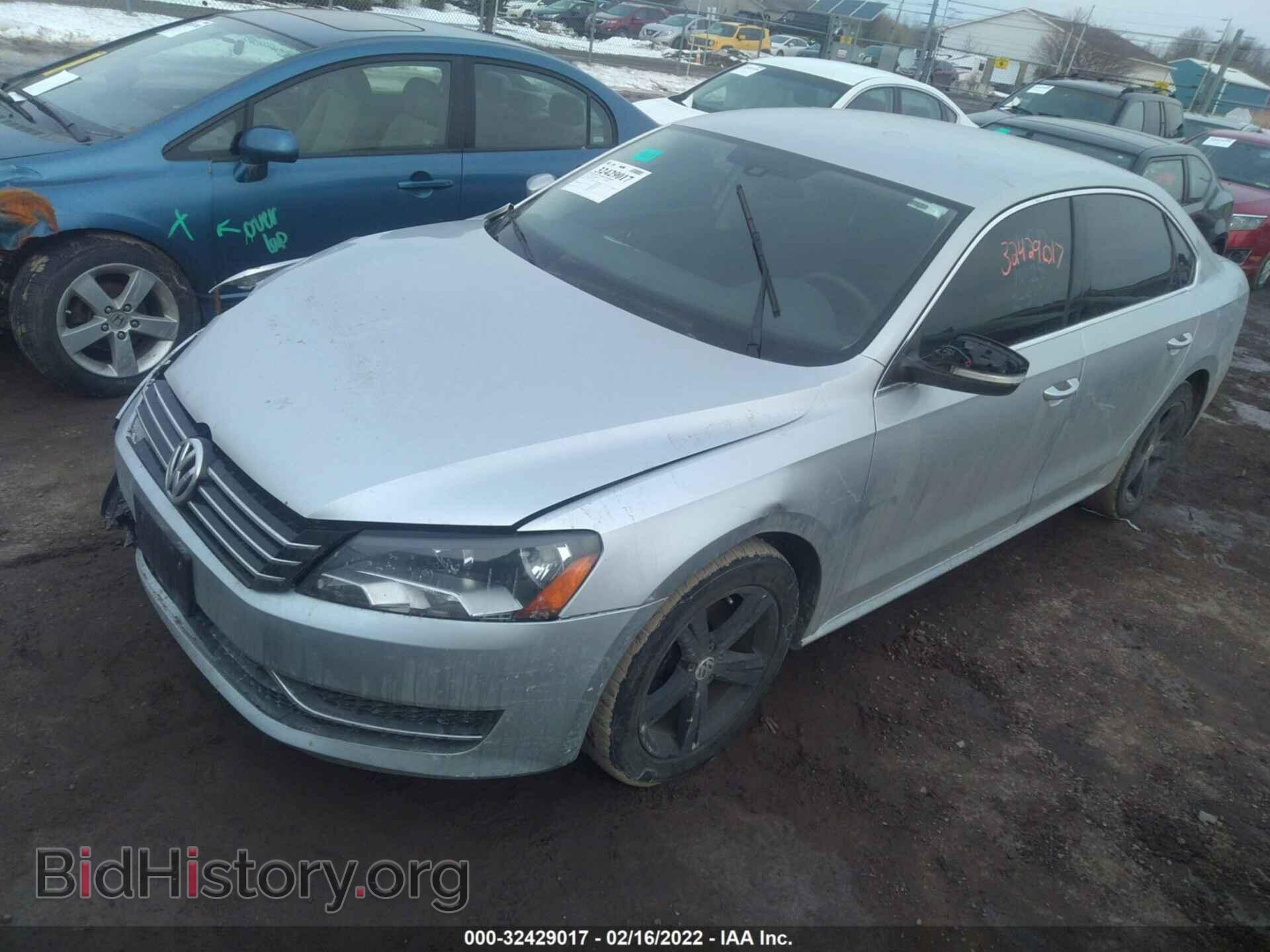 2014 VOLKSWAGEN PASSAT - VIN: 1VWBP7A35EC004375 - Фото 2