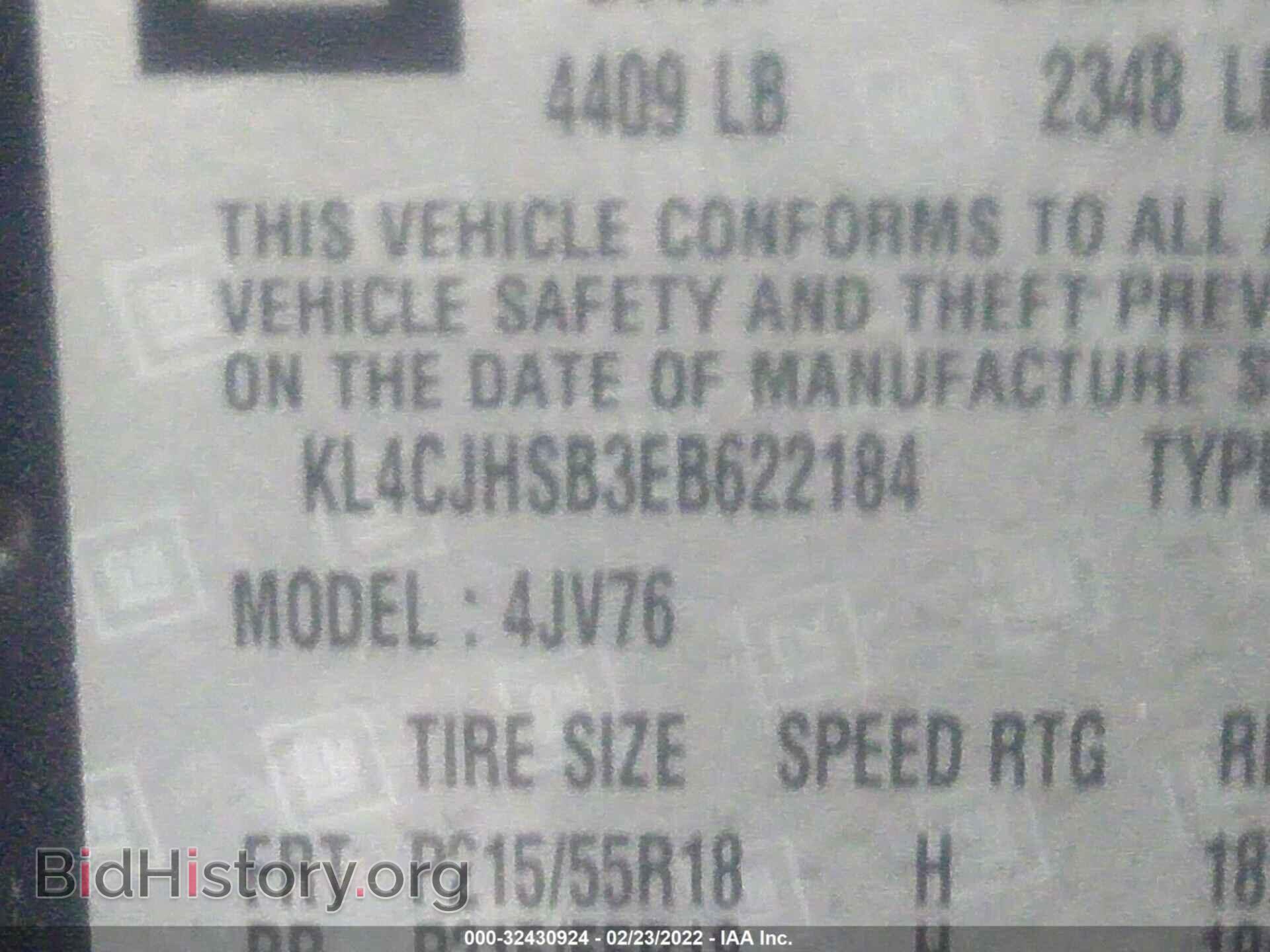 2014 BUICK ENCORE - VIN: KL4CJHSB3EB622184 - Photo 9