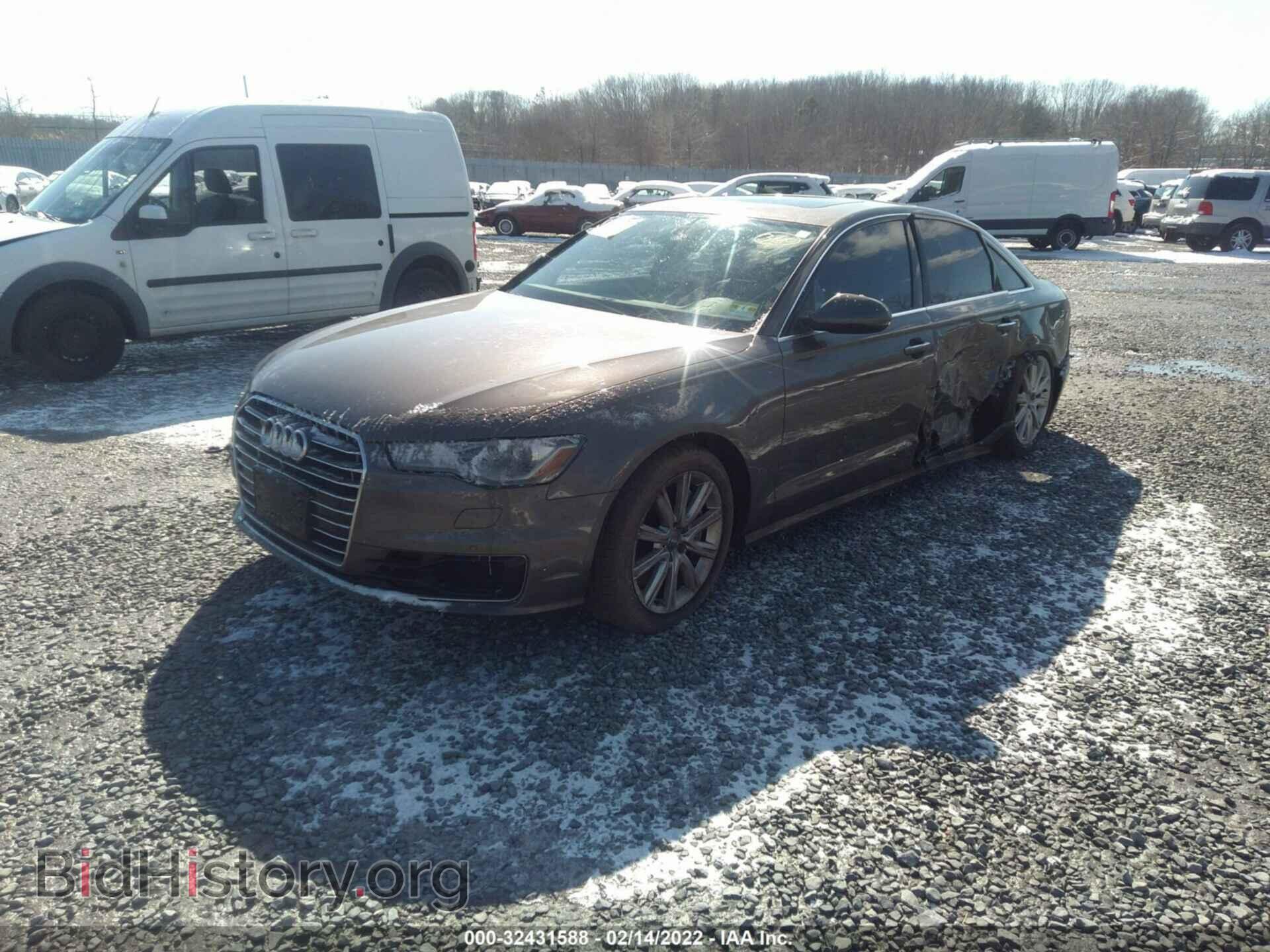 2016 AUDI A6 - VIN: WAUGFAFC6GN014354 - Фото 2