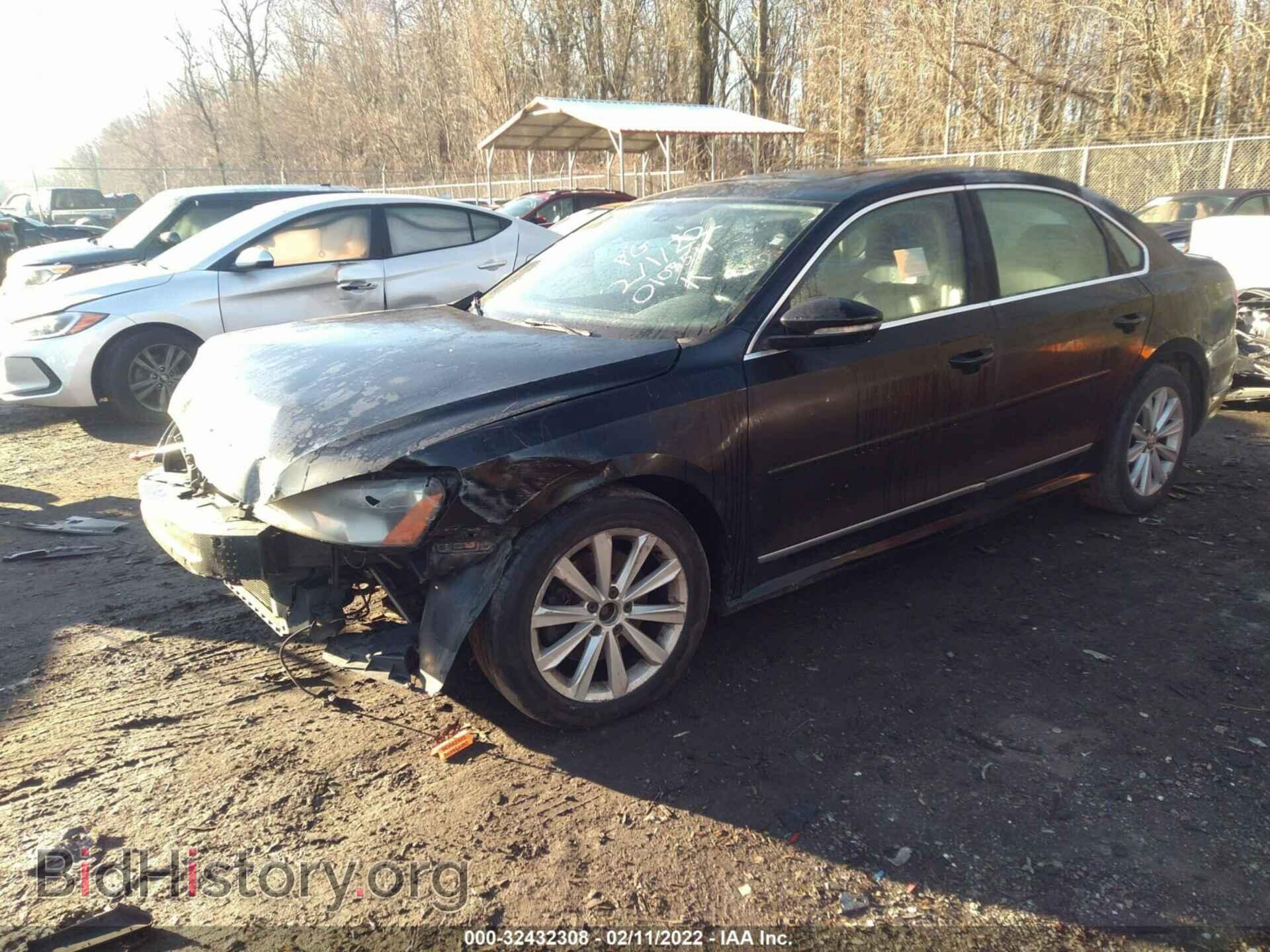 2012 VOLKSWAGEN PASSAT - VIN: 1VWCP7A37CC063879 - Фото 2