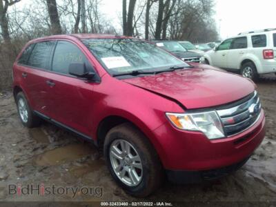 2007 Ford EDGE SE, red — VIN 2FMDK36C97BA67215, IAAI