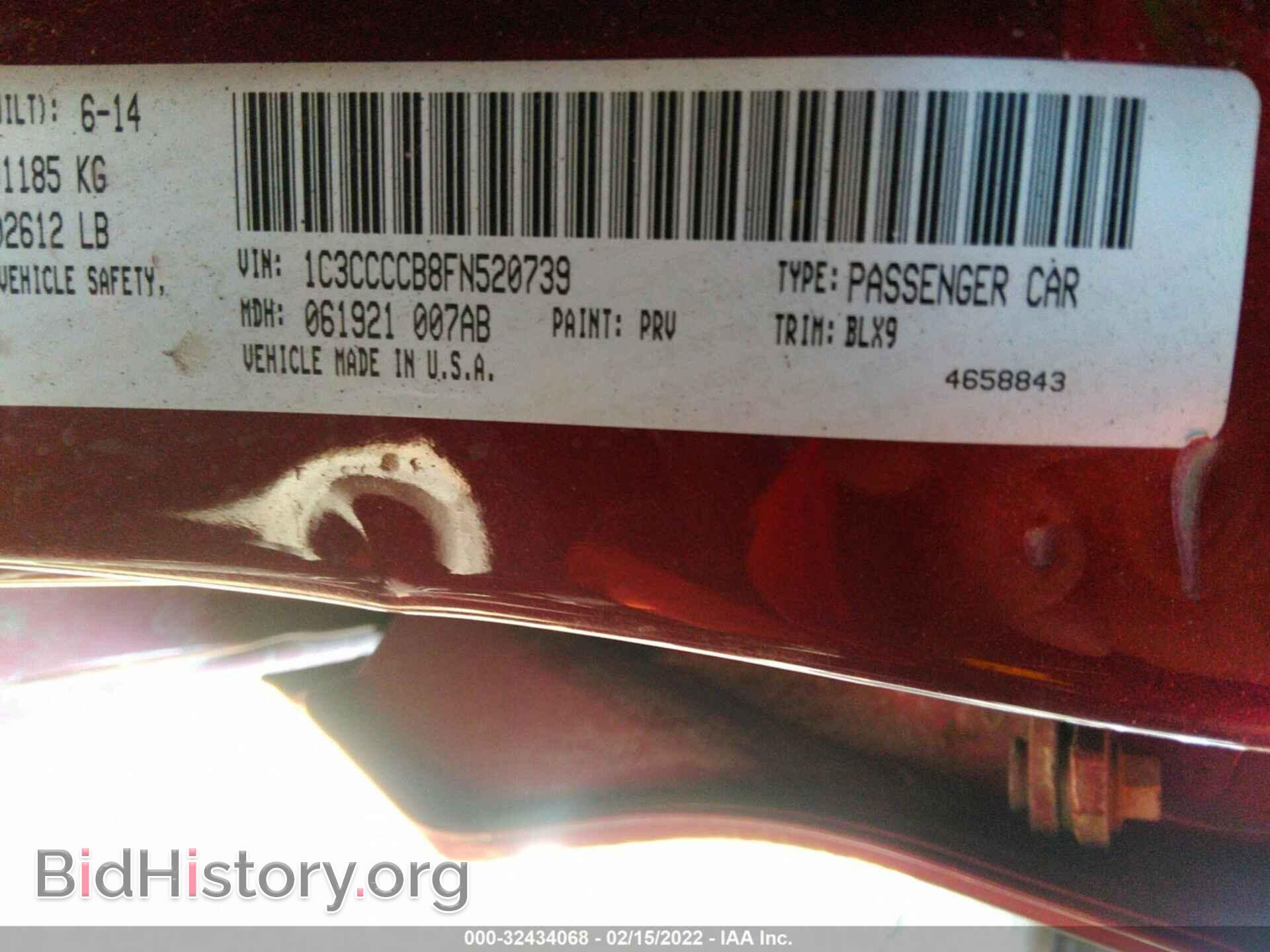 2015 CHRYSLER 200 - VIN: 1C3CCCCB8FN520739 - Photo 9