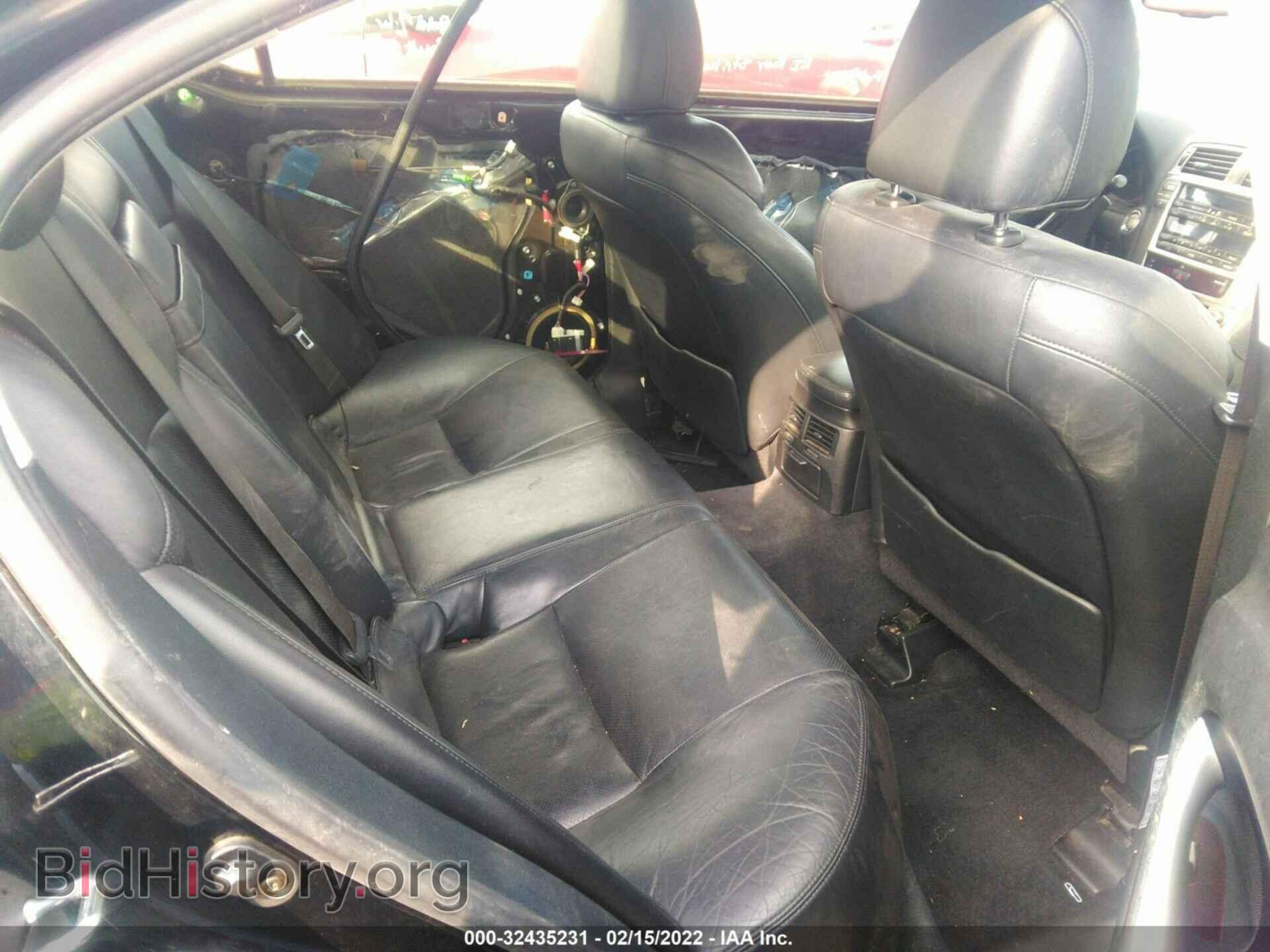 2006 LEXUS IS 250 - VIN: JTHCK262165001020 - Фото 8