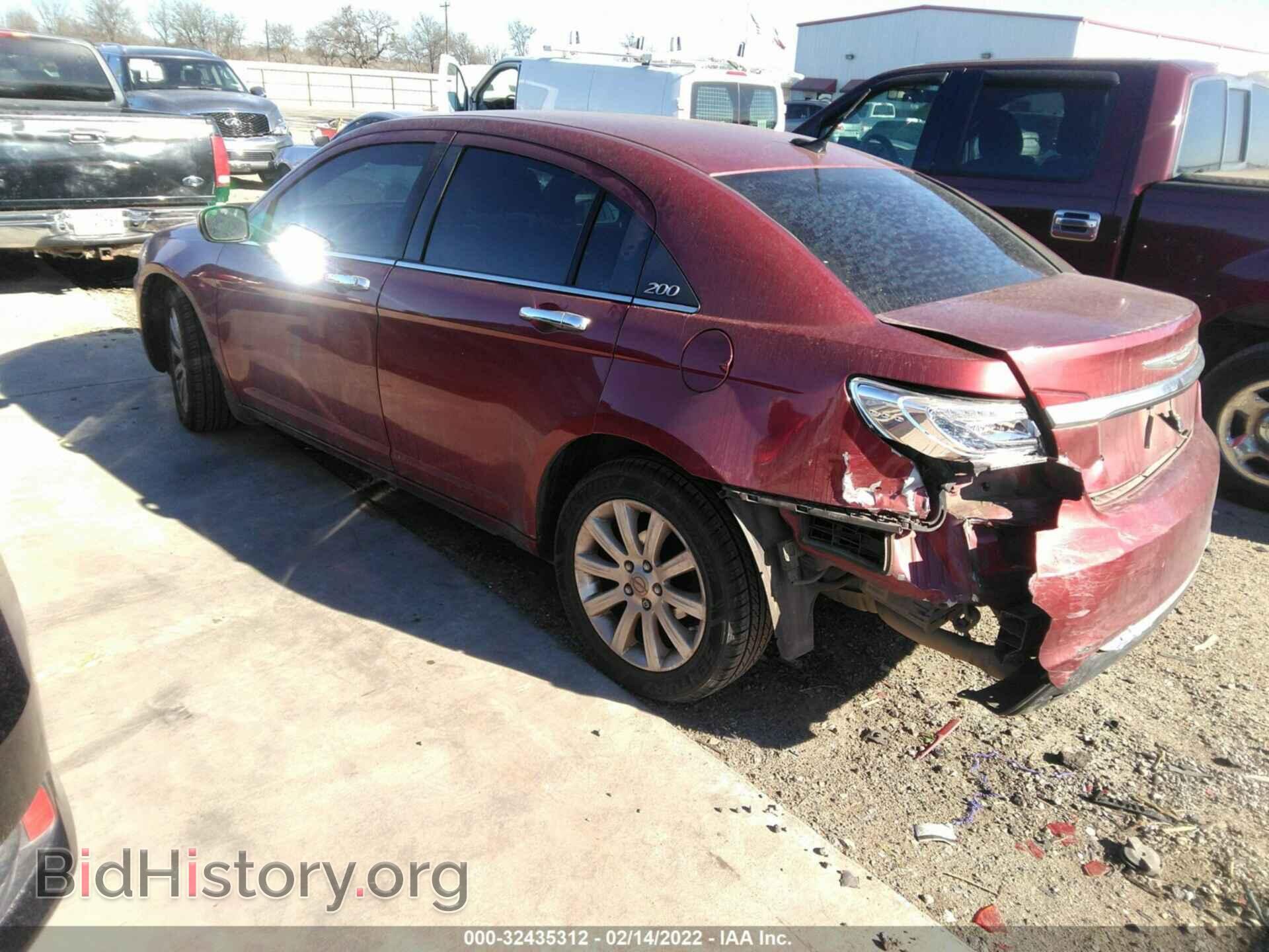 2013 CHRYSLER 200 - VIN: 1C3CCBCG0DN701675 - Фото 3