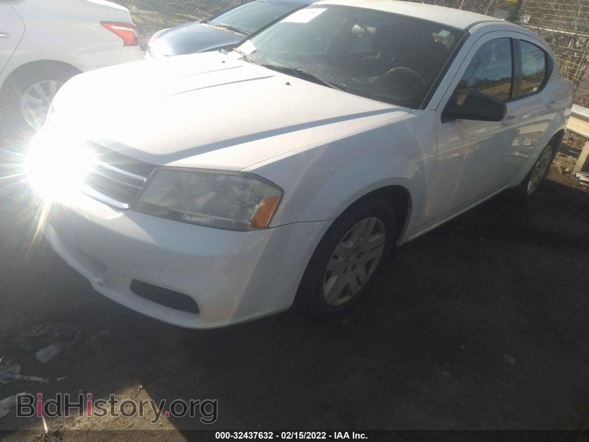 2012 DODGE AVENGER - VIN: 1C3CDZABXCN136167 - Фото 2