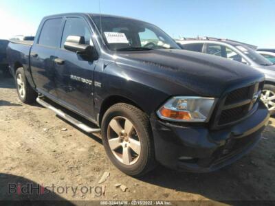 2012 RAM 1500 Express, dark blue — VIN 1C6RD6KT7CS236330, IAAI