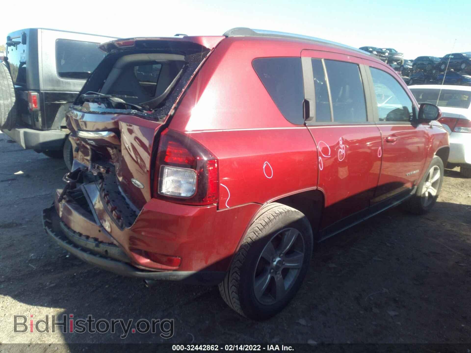 2016 JEEP COMPASS - VIN: 1C4NJCEA4GD726694 - Фото 4