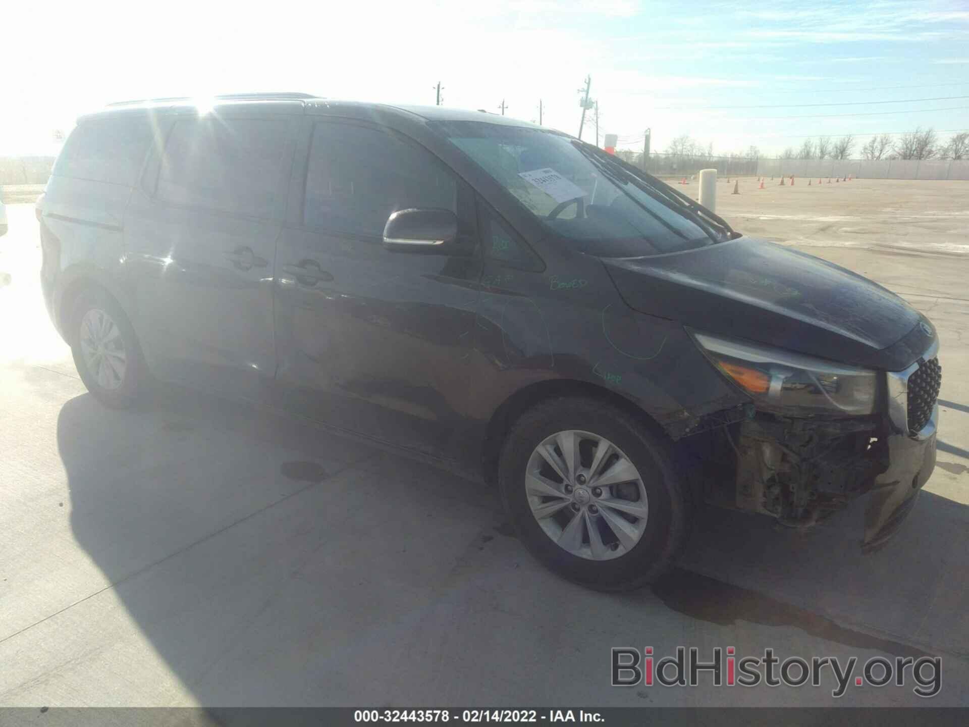 Photo KNDMB5C19G6093900 - KIA SEDONA 2016