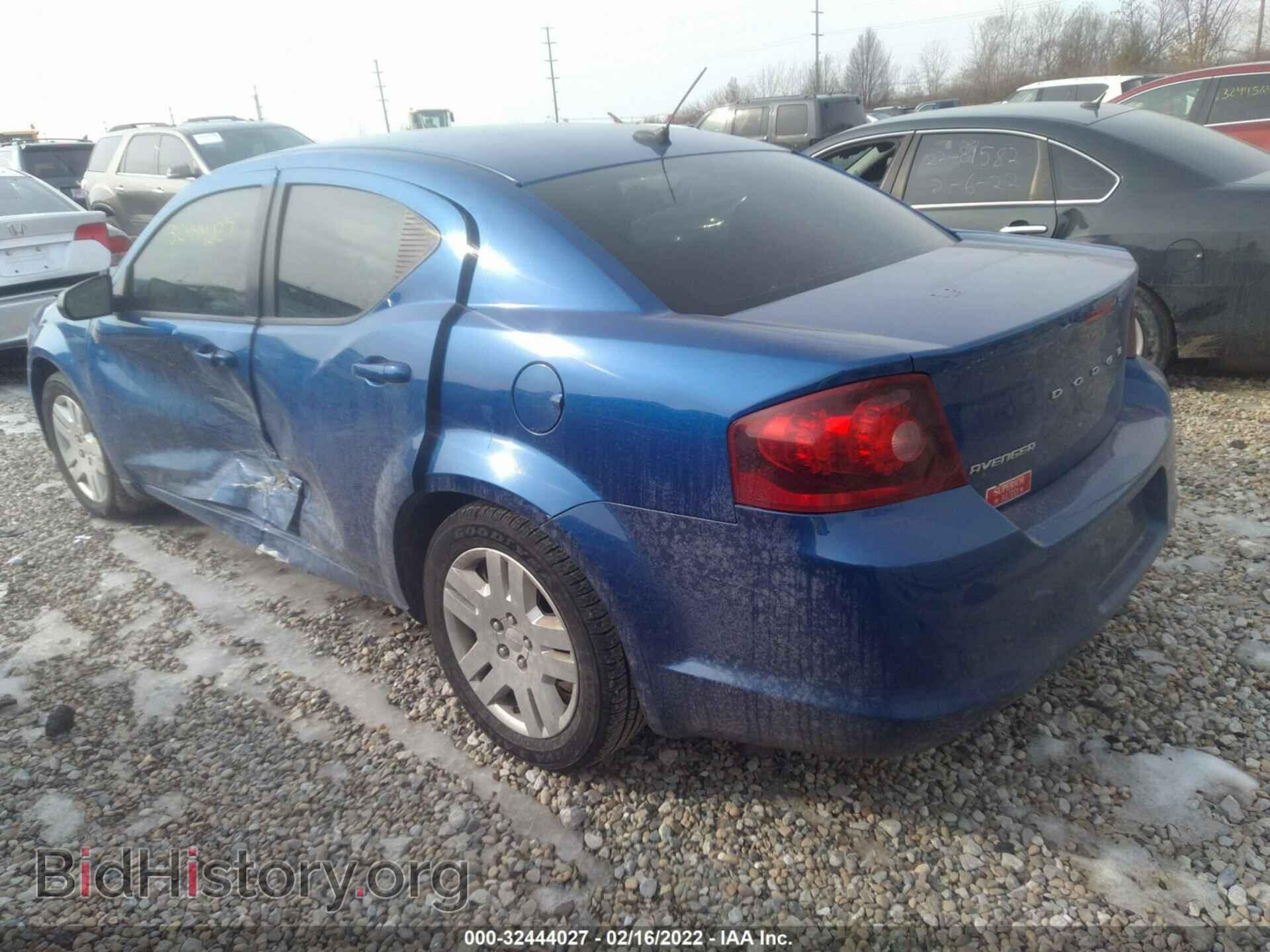 2013 DODGE AVENGER - VIN: 1C3CDZAB7DN730104 - Фото 3