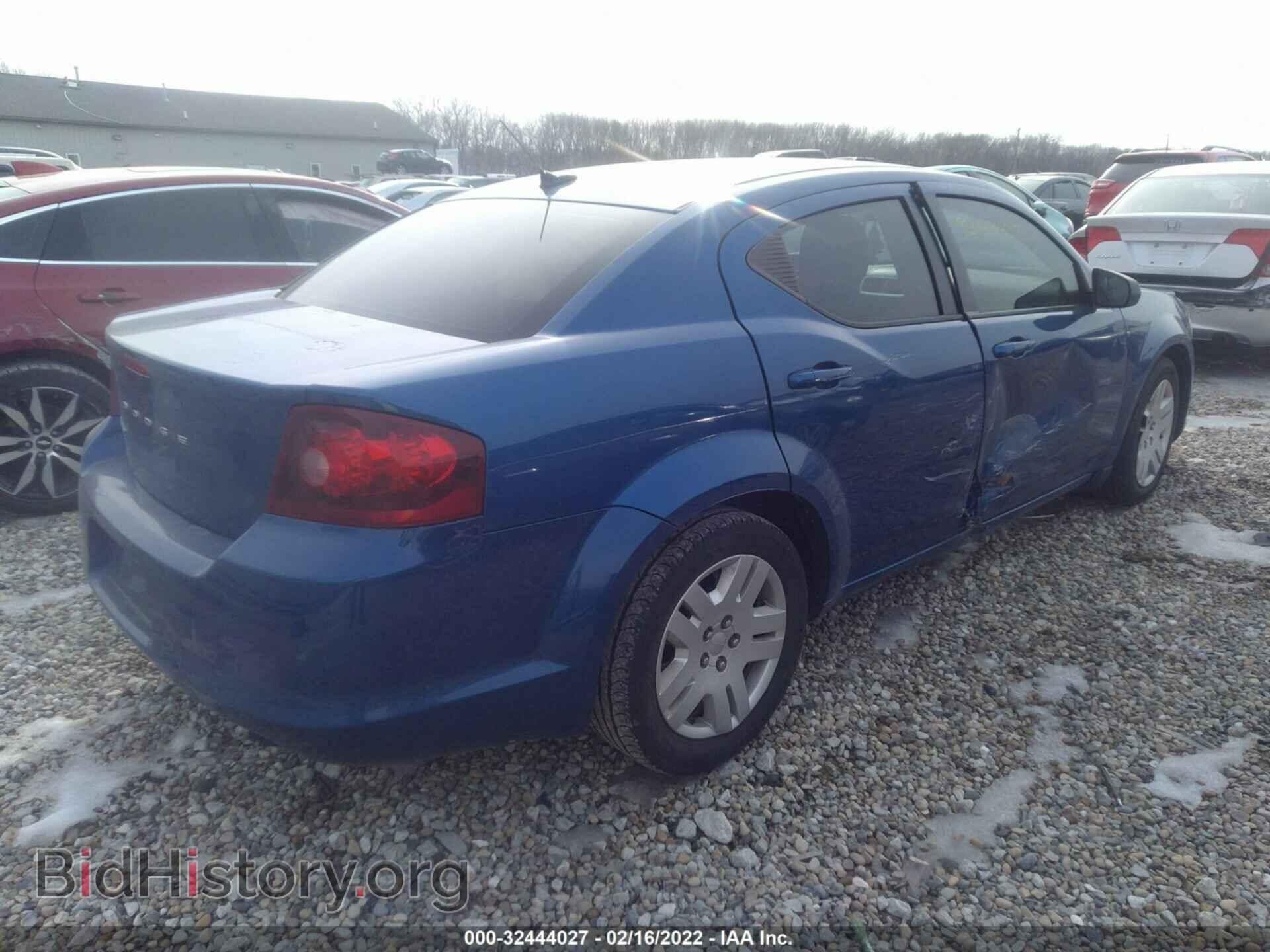 2013 DODGE AVENGER - VIN: 1C3CDZAB7DN730104 - Фото 4