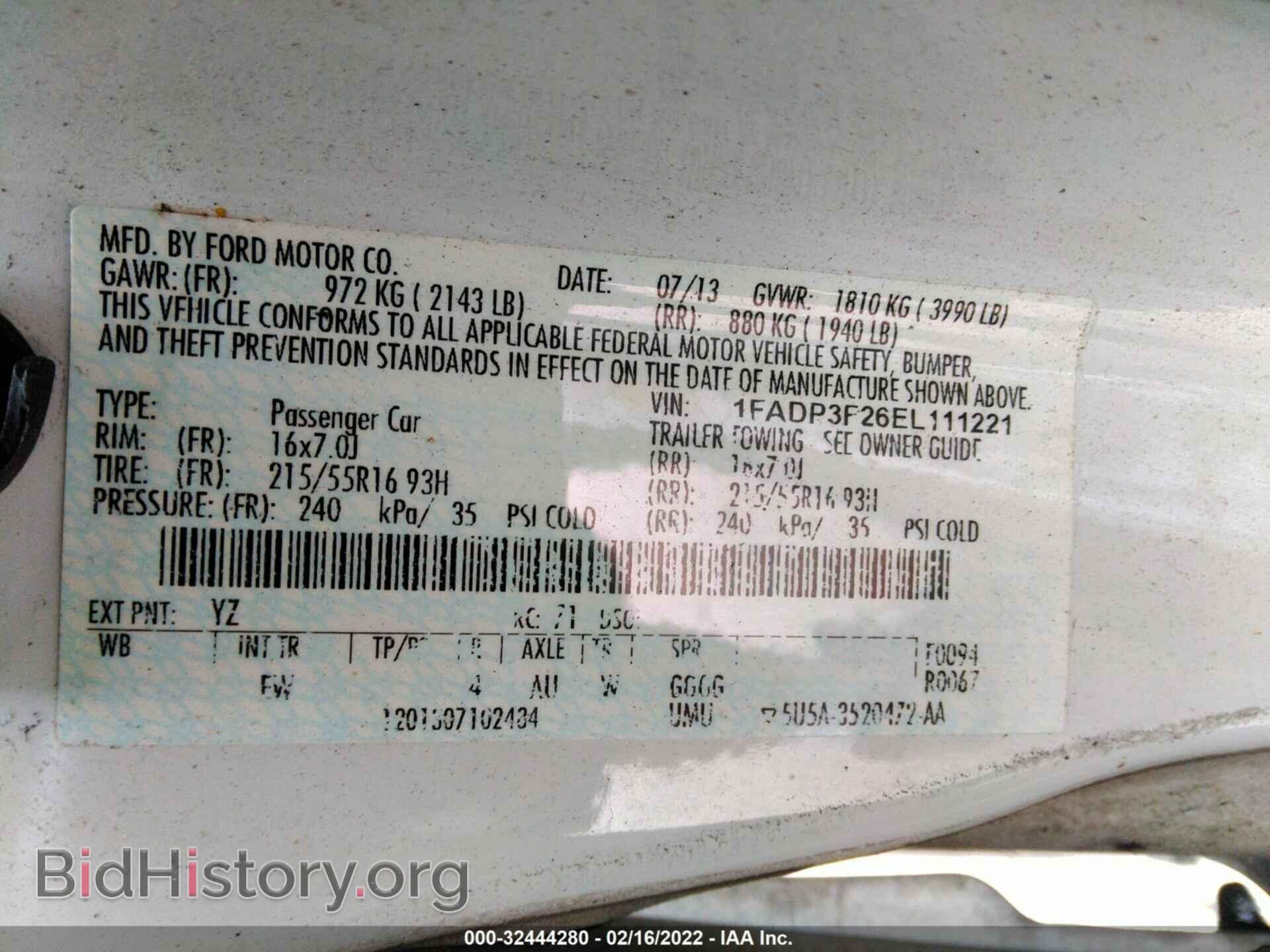 2014 FORD FOCUS - VIN: 1FADP3F26EL111221 - Photo 9