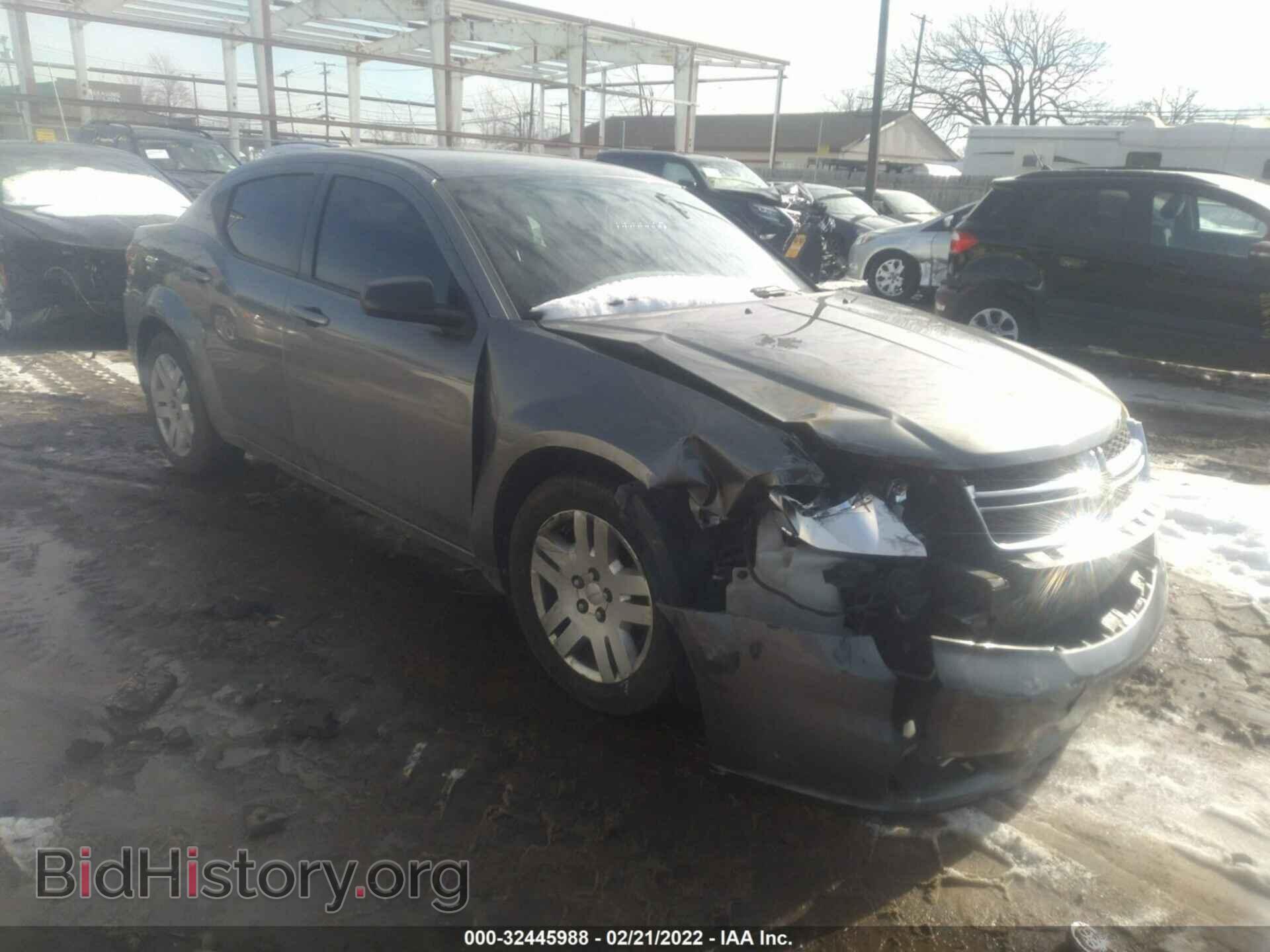 Фотография 1C3CDZAG8DN757291 - DODGE AVENGER 2013