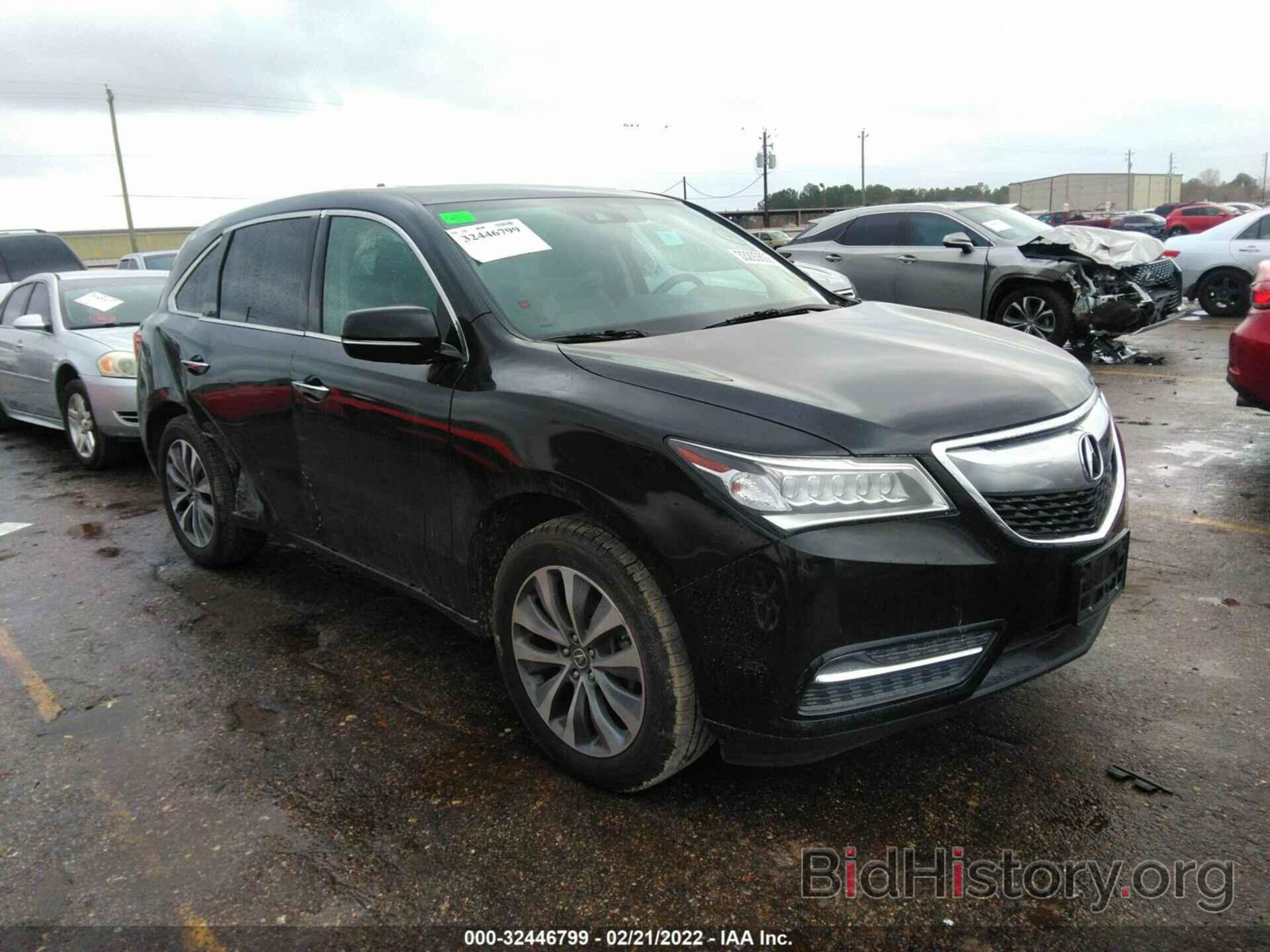 Фотография 5FRYD3H62GB002750 - ACURA MDX 2016