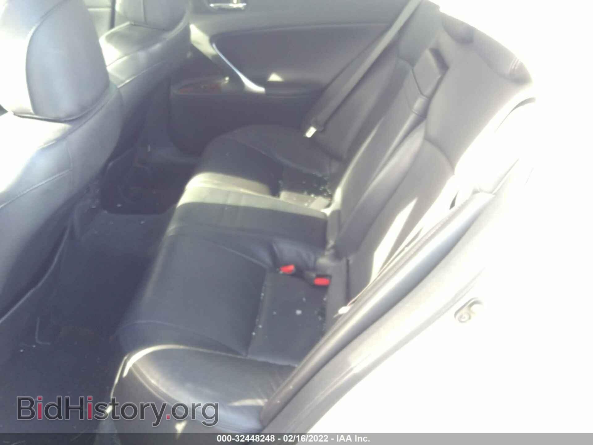2007 LEXUS IS 350 - VIN: JTHBE262X75015728 - Фото 8