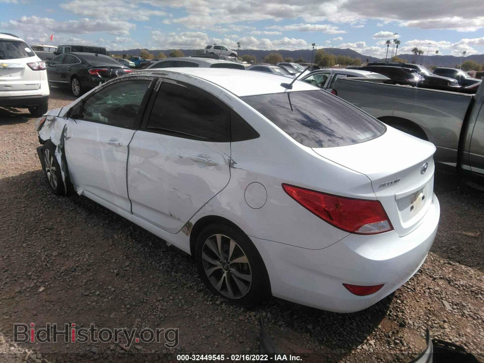 2017 HYUNDAI ACCENT - VIN: KMHCT4AE0HU348323 - Фото 3