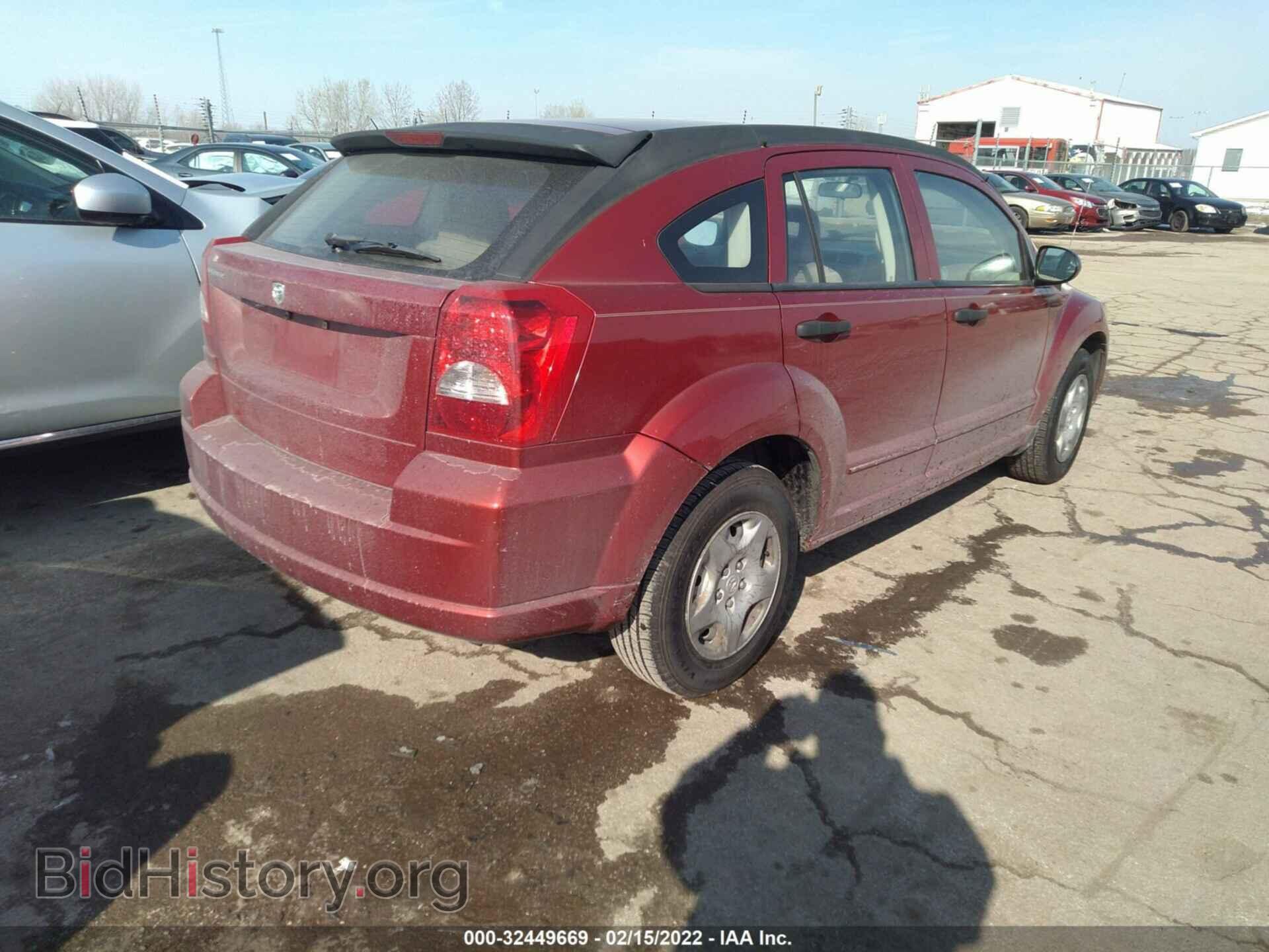 2007 DODGE CALIBER - VIN: 1B3HB28B77D182525 - Photo 4