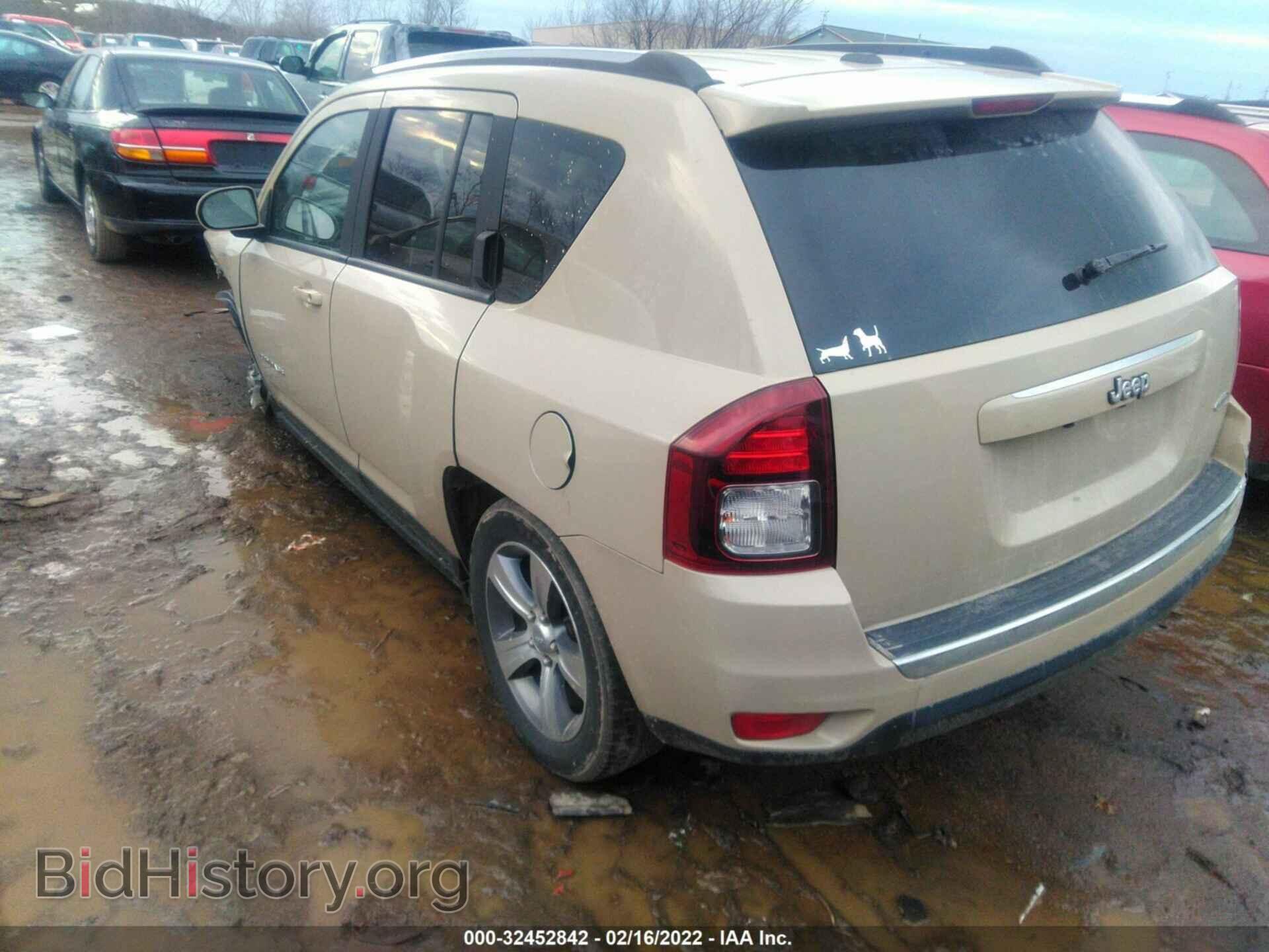 2016 JEEP COMPASS - VIN: 1C4NJCEA1GD760950 - Фото 3